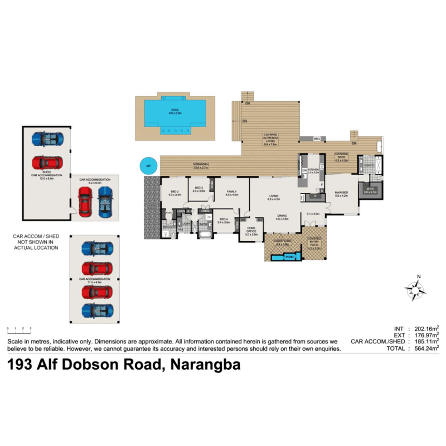 Floorplan of Homely house listing, 193 Alf Dobson Road, Narangba QLD 4504