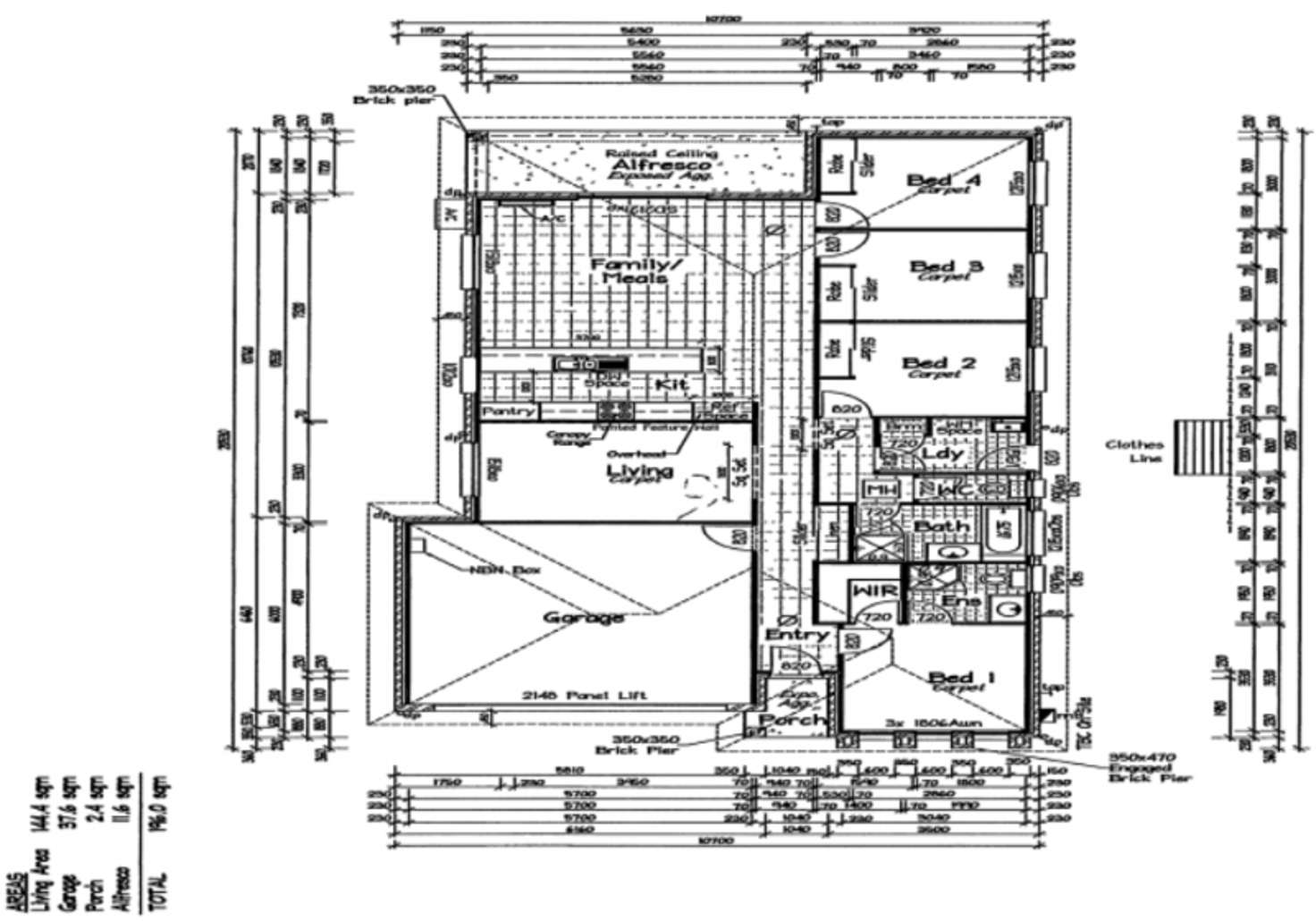 Floorplan of Homely house listing, 11 Regal Crescent, Narangba QLD 4504