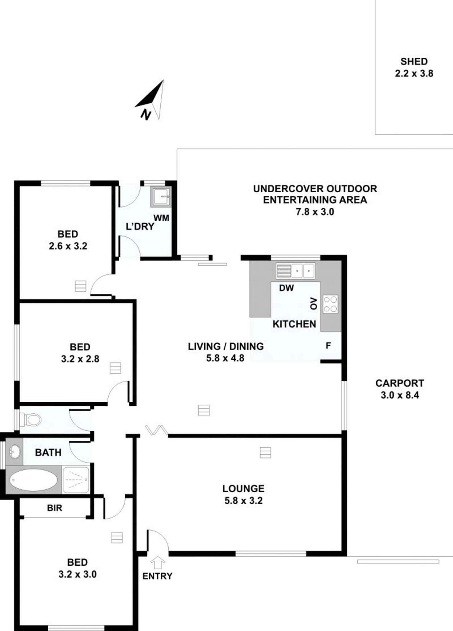 Floorplan of Homely house listing, 17 Jacaranda Drive, Craigmore SA 5114