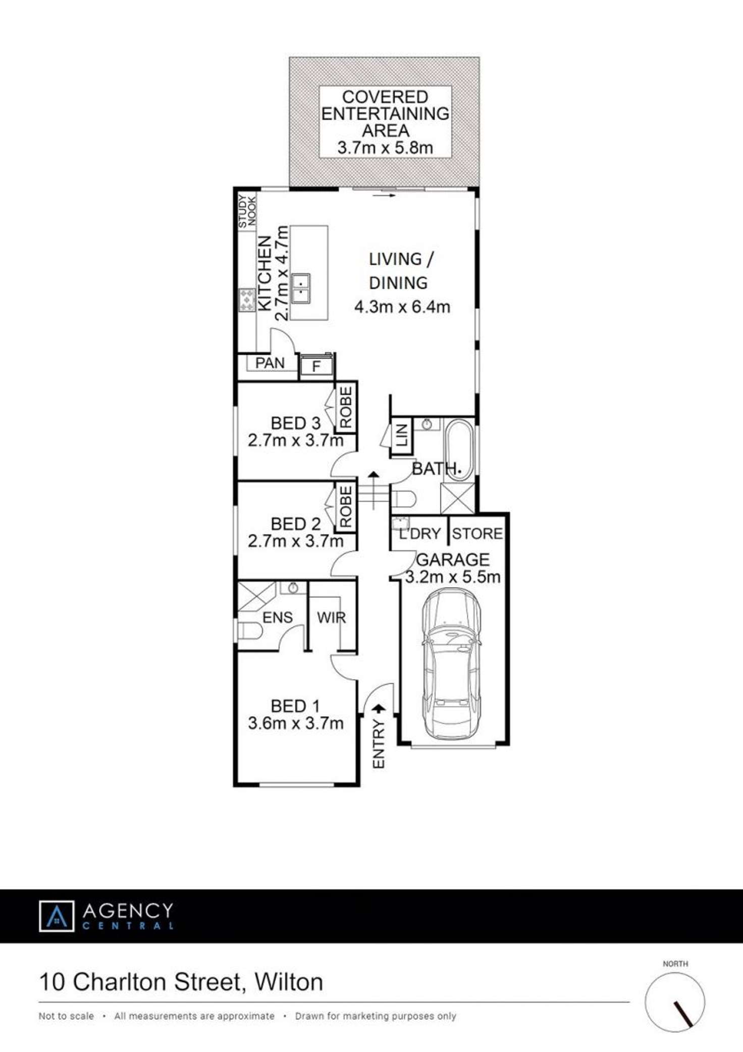 Floorplan of Homely house listing, 10 Charlton Street, Wilton NSW 2571