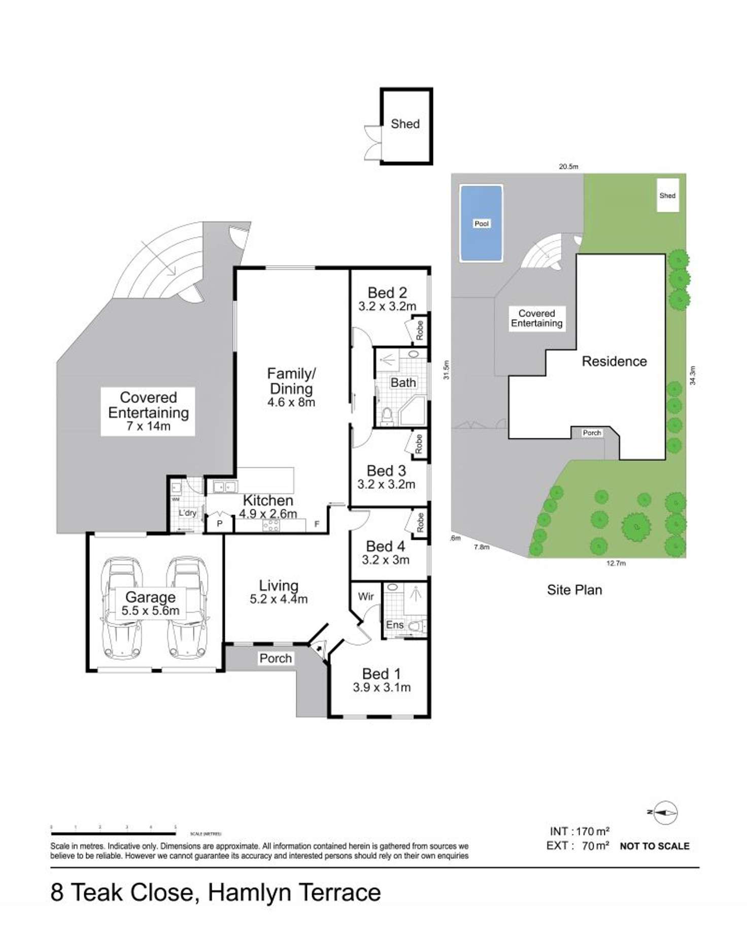 Floorplan of Homely house listing, 8 Teak Close, Hamlyn Terrace NSW 2259