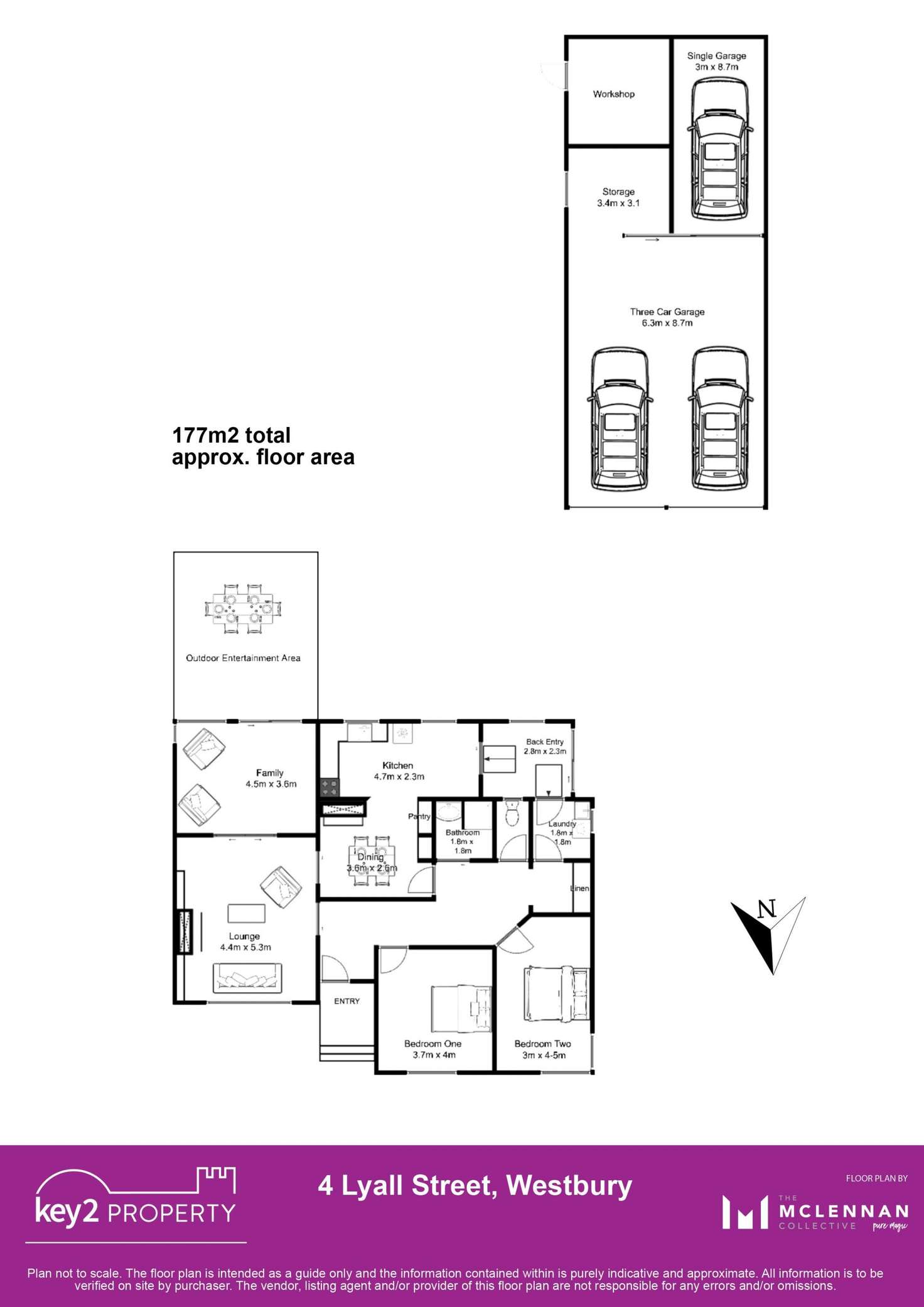 Floorplan of Homely house listing, 4 Lyall Street, Westbury TAS 7303
