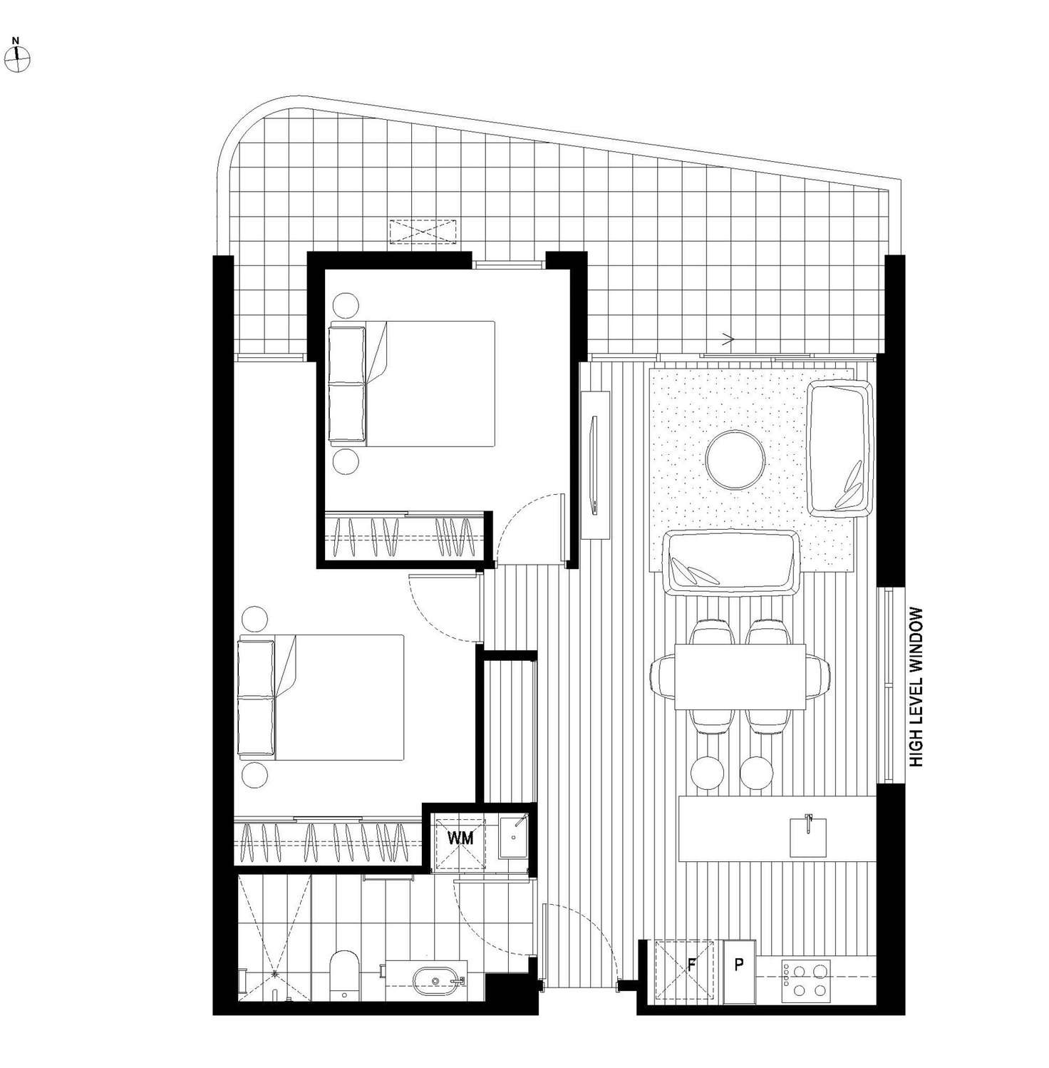 Floorplan of Homely apartment listing, 1614/176 Edward Street, Brunswick East VIC 3057