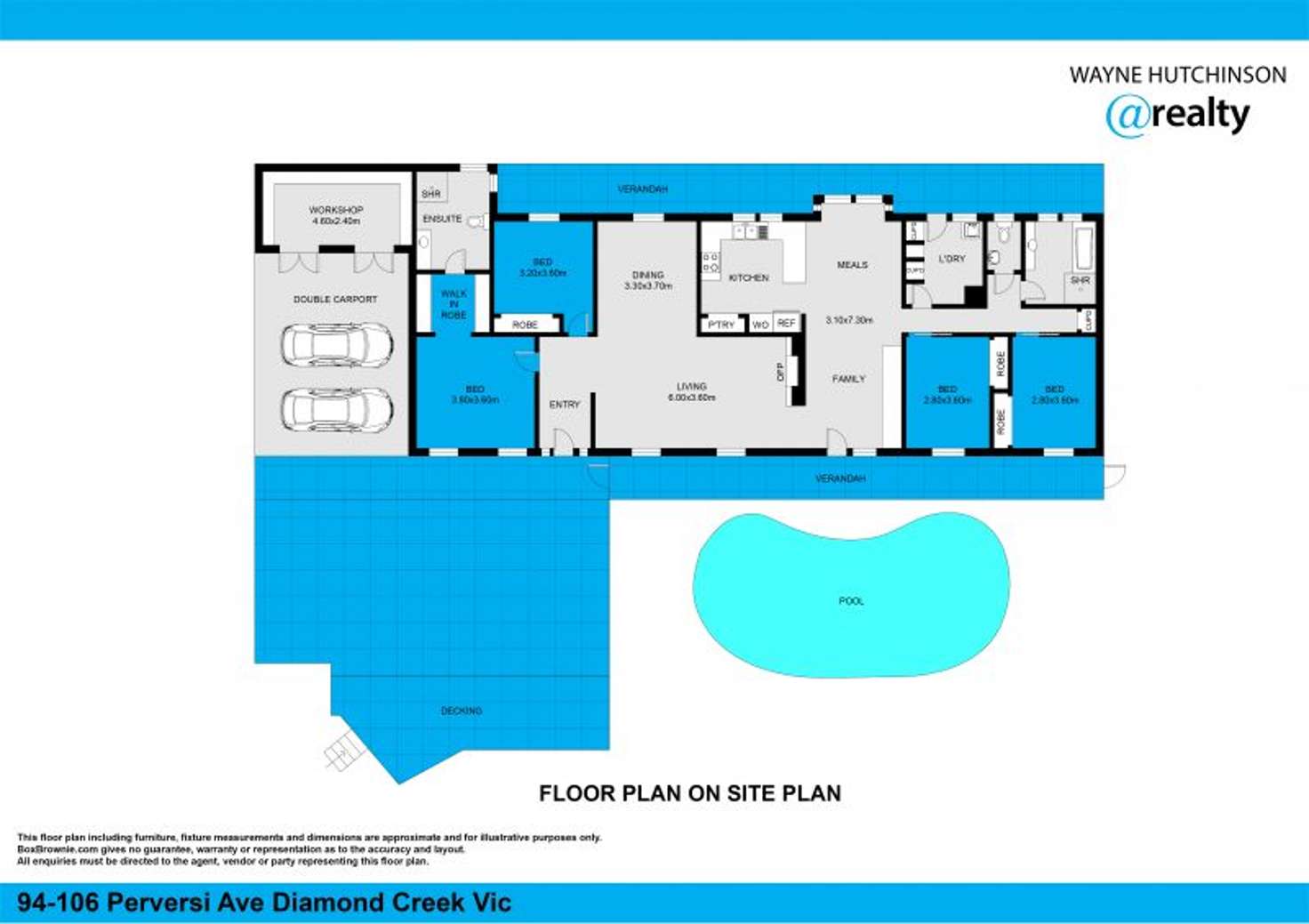 Floorplan of Homely house listing, 94-106 Perversi Avenue, Diamond Creek VIC 3089
