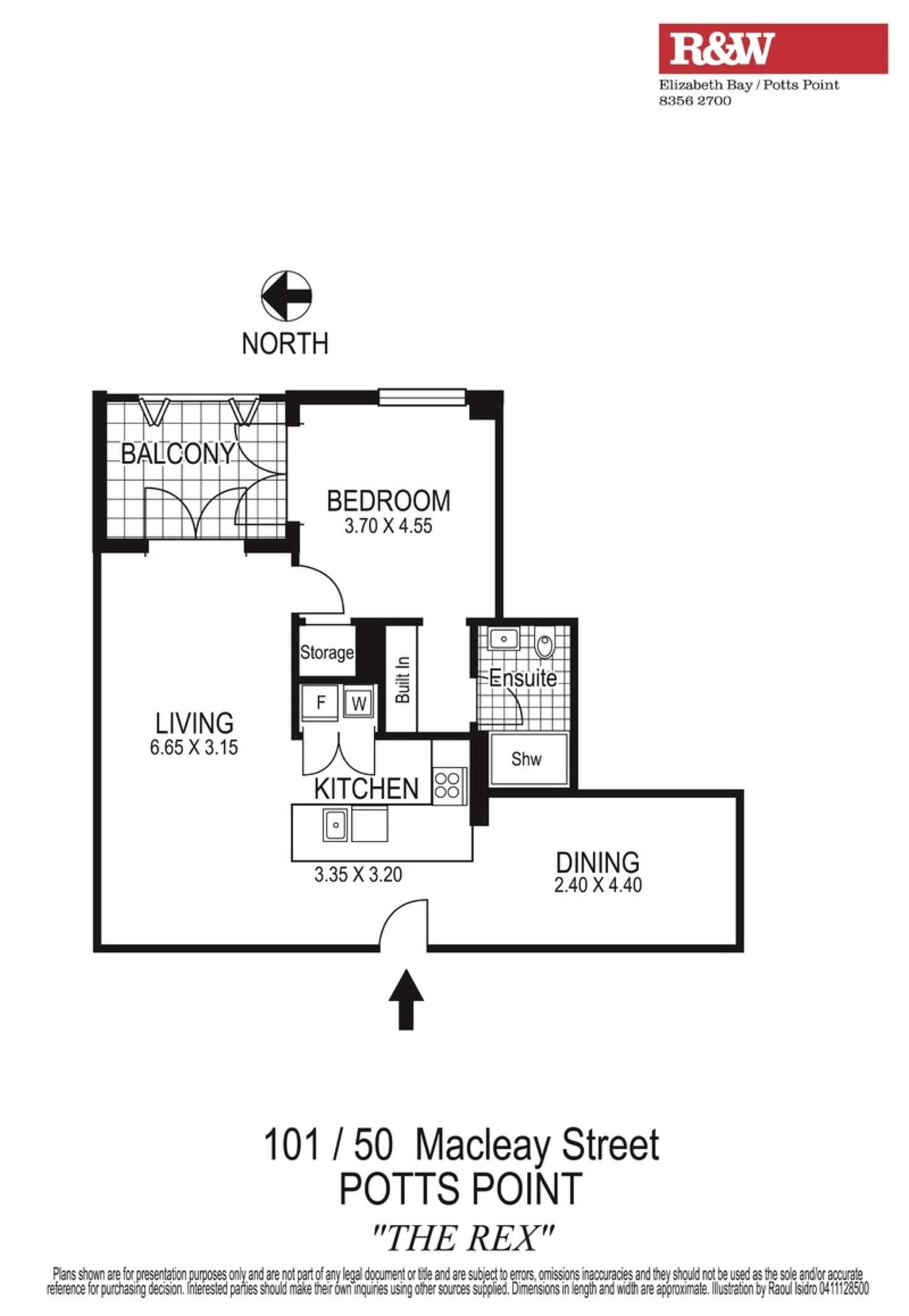 Floorplan of Homely apartment listing, 101/50 Macleay Street, Potts Point NSW 2011