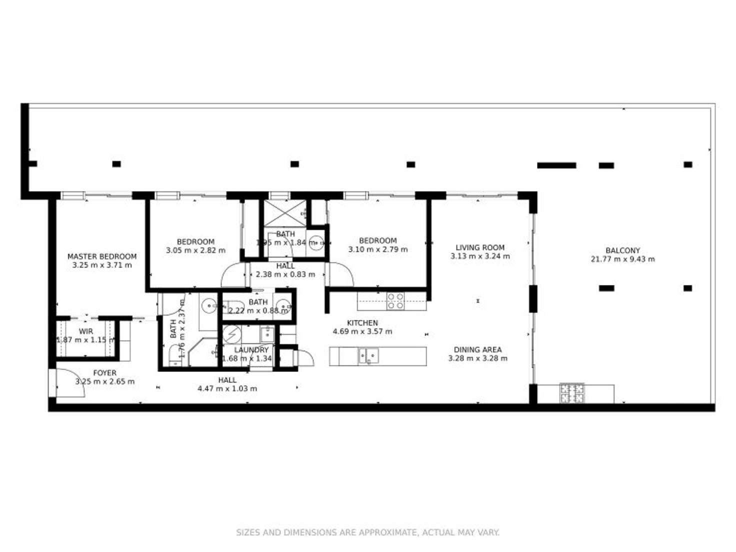 Floorplan of Homely apartment listing, 19/93-95 McLeod Street, Cairns City QLD 4870