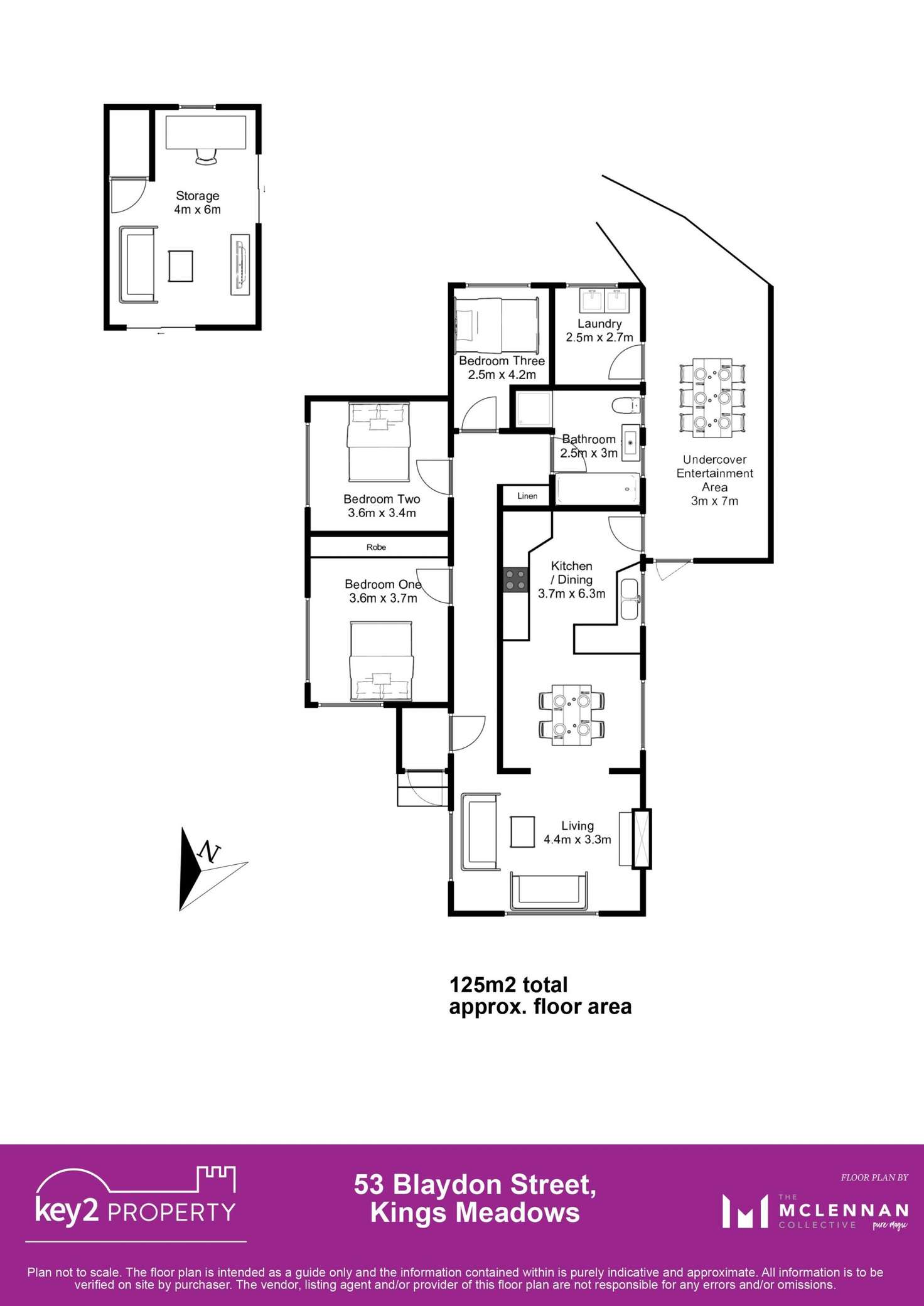 Floorplan of Homely house listing, 53 Blaydon Street, Kings Meadows TAS 7249