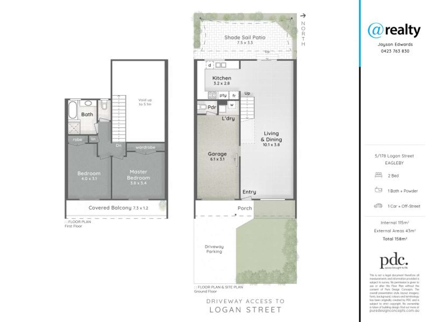 Floorplan of Homely townhouse listing, 5/178 Logan Street, Eagleby QLD 4207