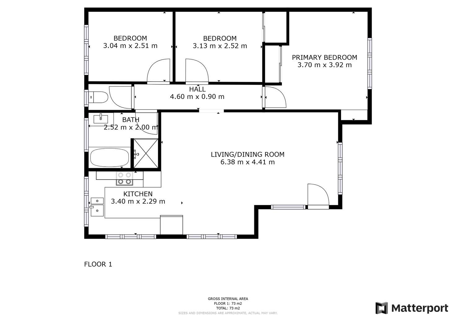 Floorplan of Homely apartment listing, 4/22 Oxford Street, Woolloongabba QLD 4102