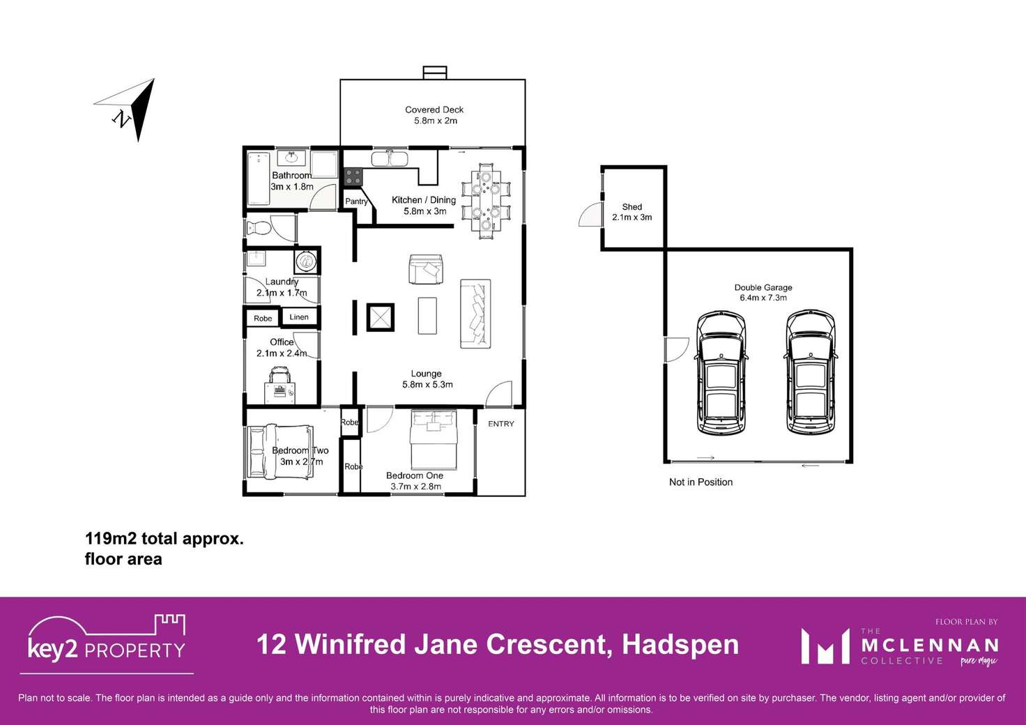 Floorplan of Homely house listing, 12 Winifred Jane Crescent, Hadspen TAS 7290