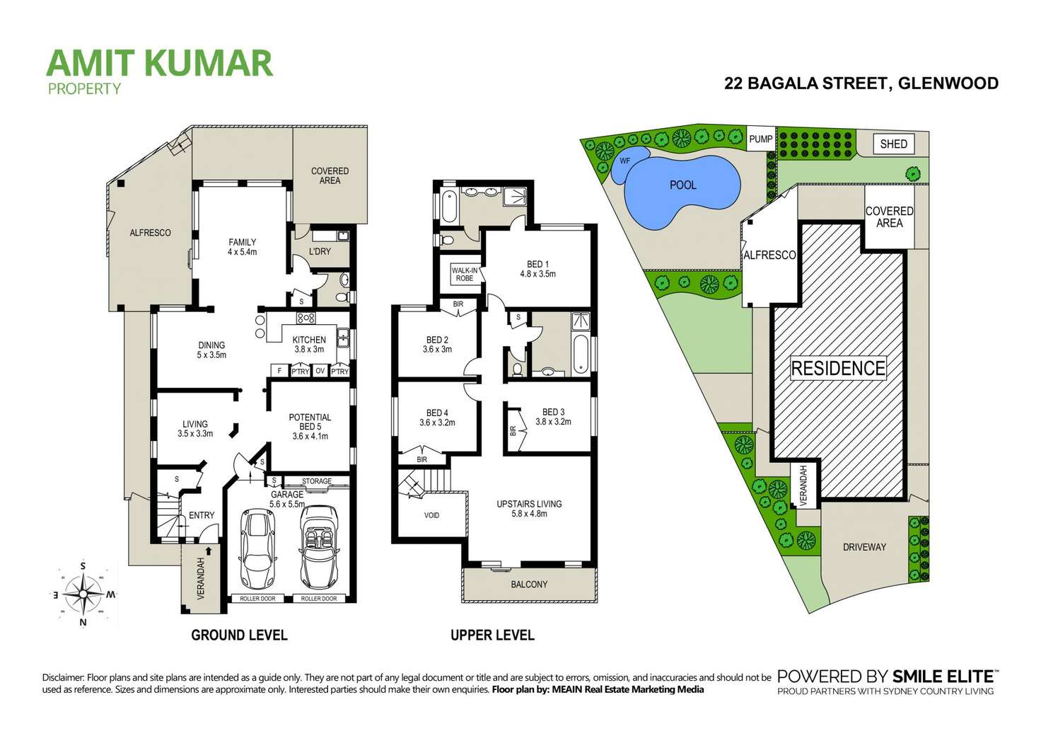 Floorplan of Homely house listing, 22 Bagala Street, Glenwood NSW 2768