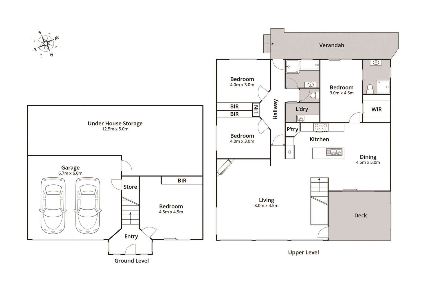 Floorplan of Homely house listing, 6a Allinga Close, Lilli Pilli NSW 2536