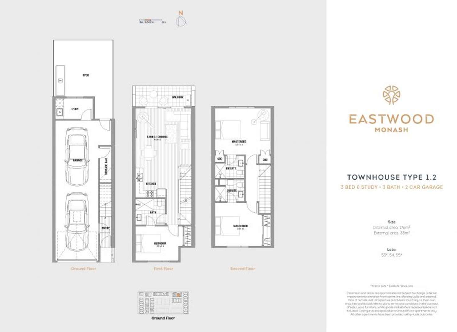 Floorplan of Homely townhouse listing, 51/29 Browns Road, Clayton VIC 3168