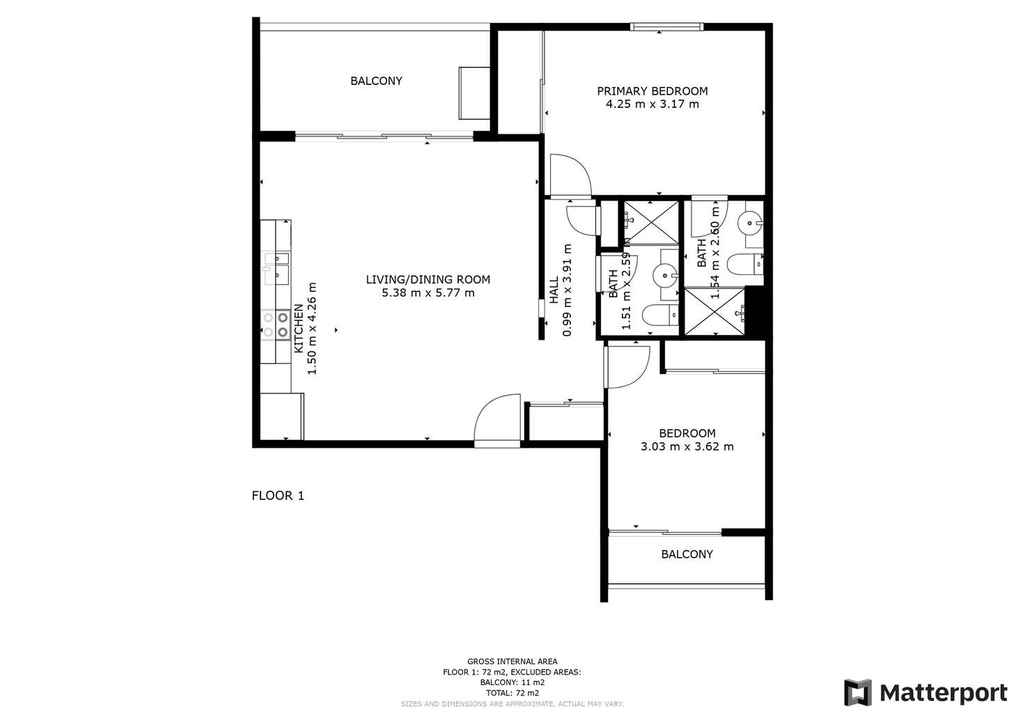 Floorplan of Homely apartment listing, 204/18 Richmond Road, Morningside QLD 4170
