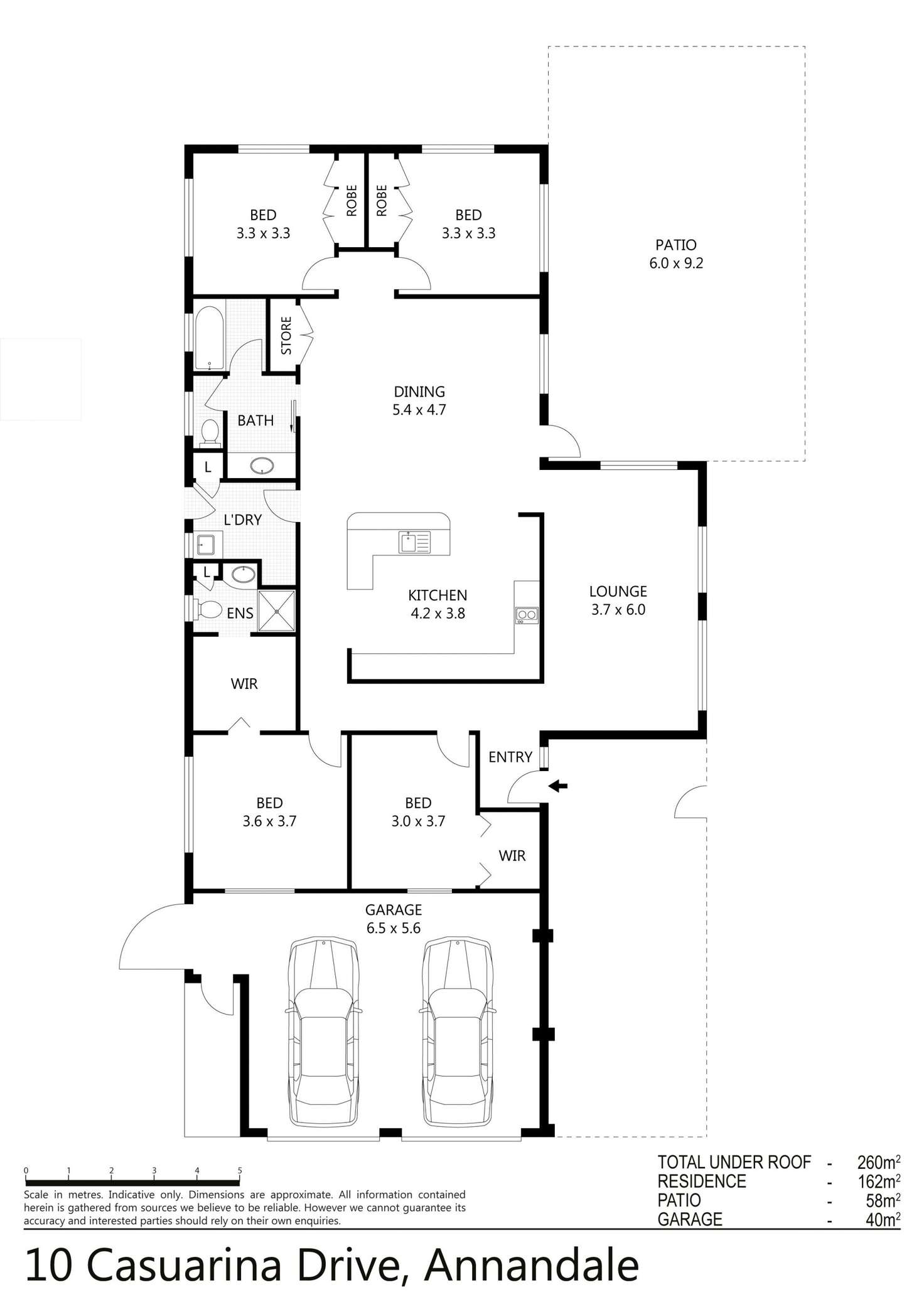 Floorplan of Homely house listing, 10 Casuarina Drive, Annandale QLD 4814