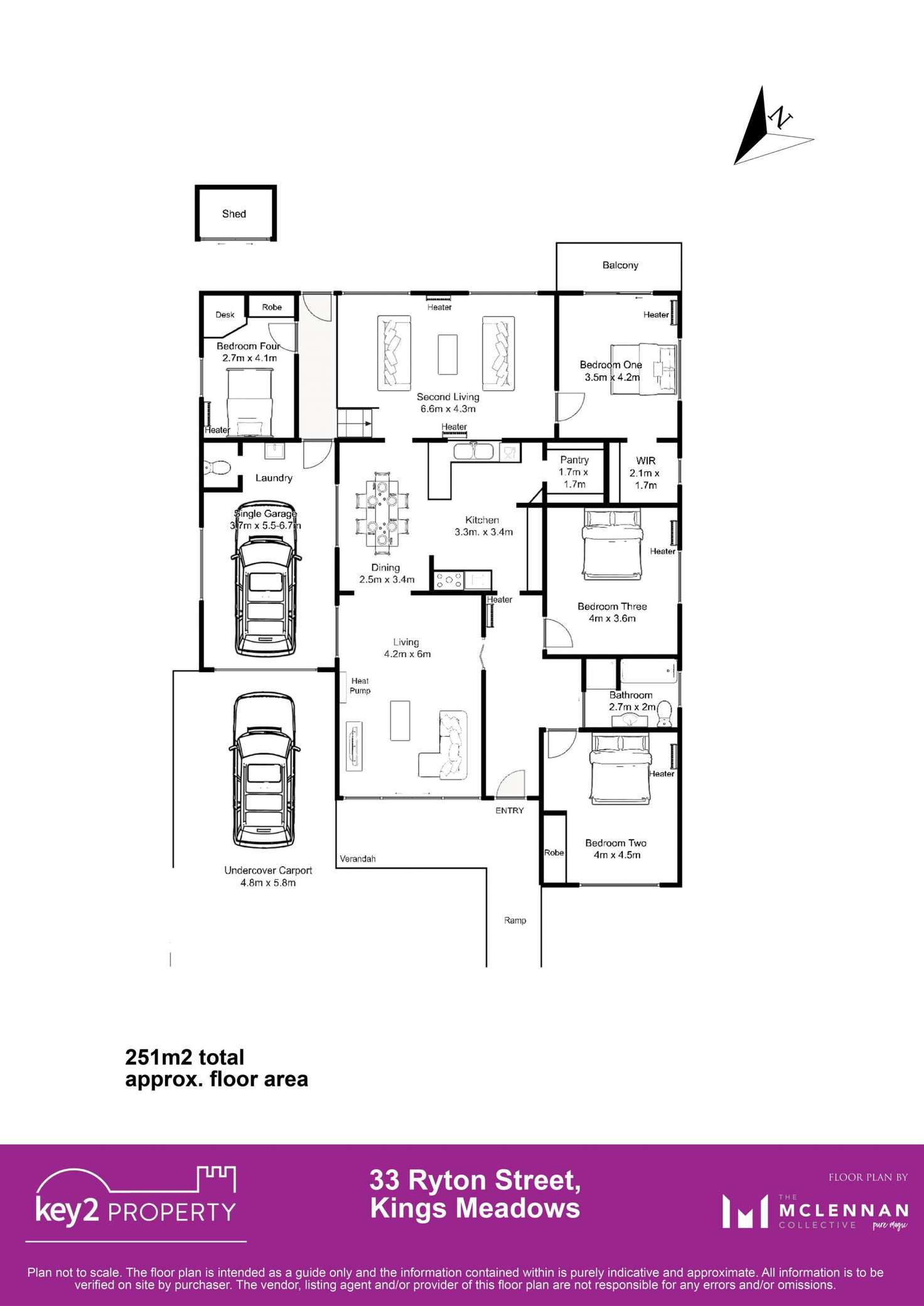 Floorplan of Homely house listing, 33 Ryton Street, Kings Meadows TAS 7249