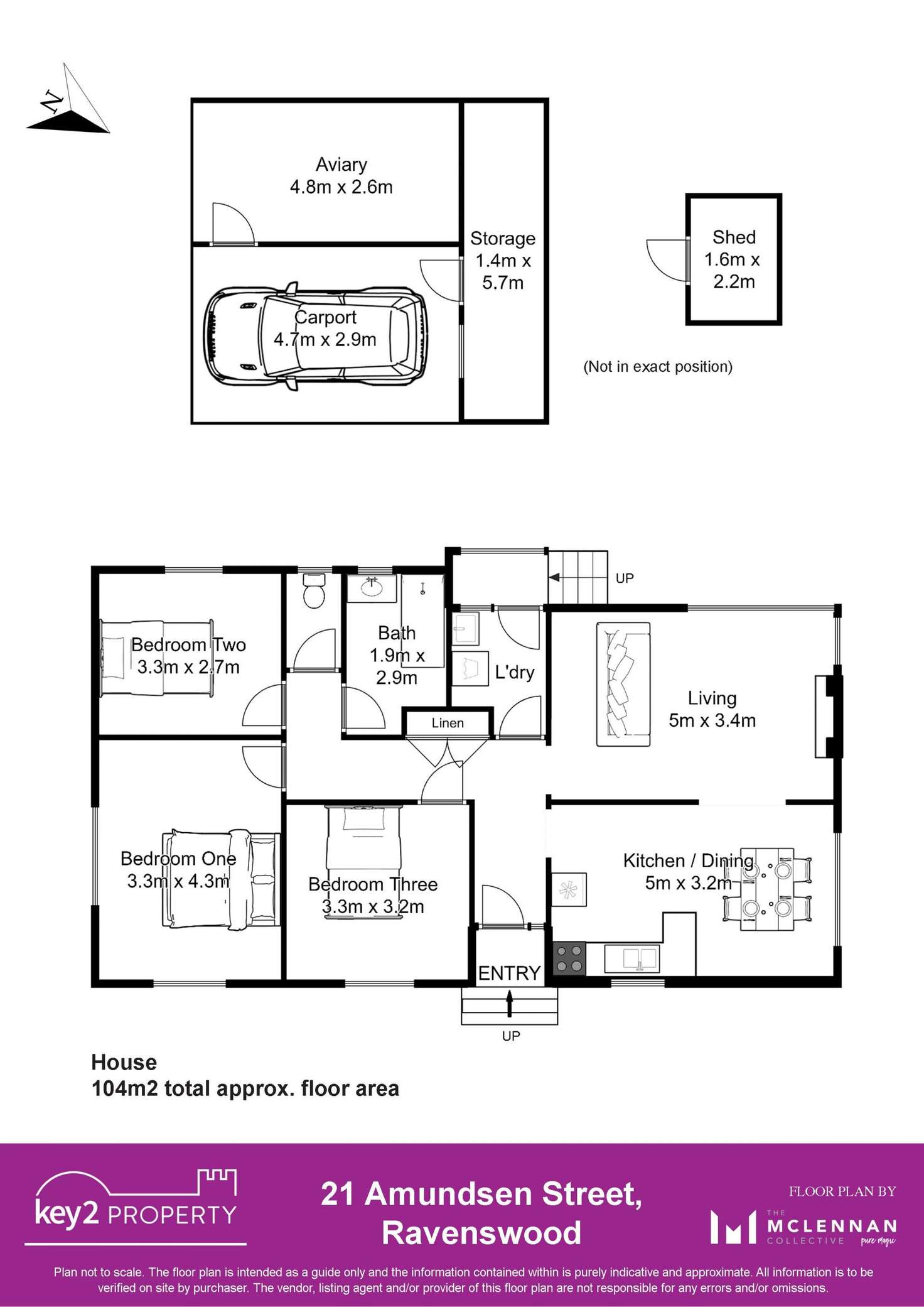 Floorplan of Homely house listing, 21 Amundsen Street, Ravenswood TAS 7250