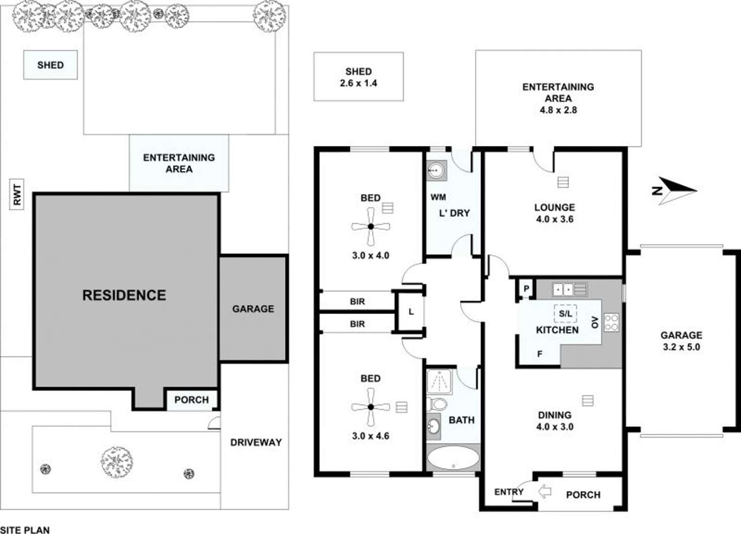 Floorplan of Homely house listing, 43 Tisbury Street, Elizabeth North SA 5113