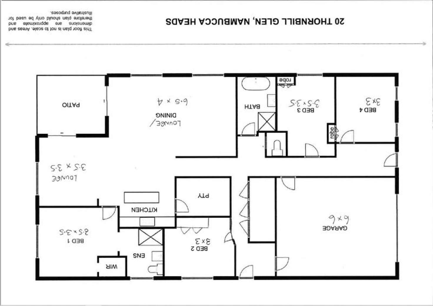 Floorplan of Homely house listing, 20 Thornbill Glen, Nambucca Heads NSW 2448