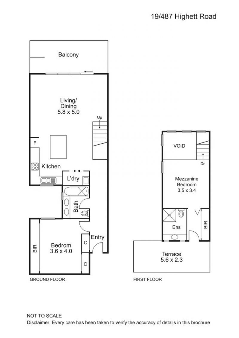 Floorplan of Homely apartment listing, 19/487 Highett Road, Highett VIC 3190