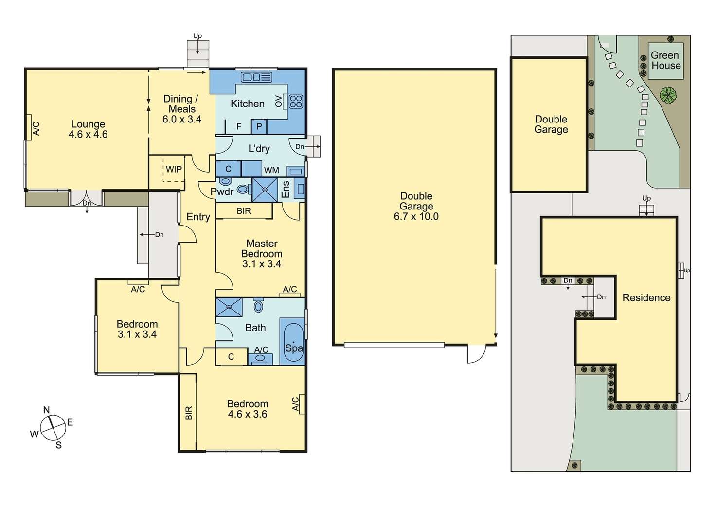 Floorplan of Homely house listing, 41 Waters Drive, Seaholme VIC 3018