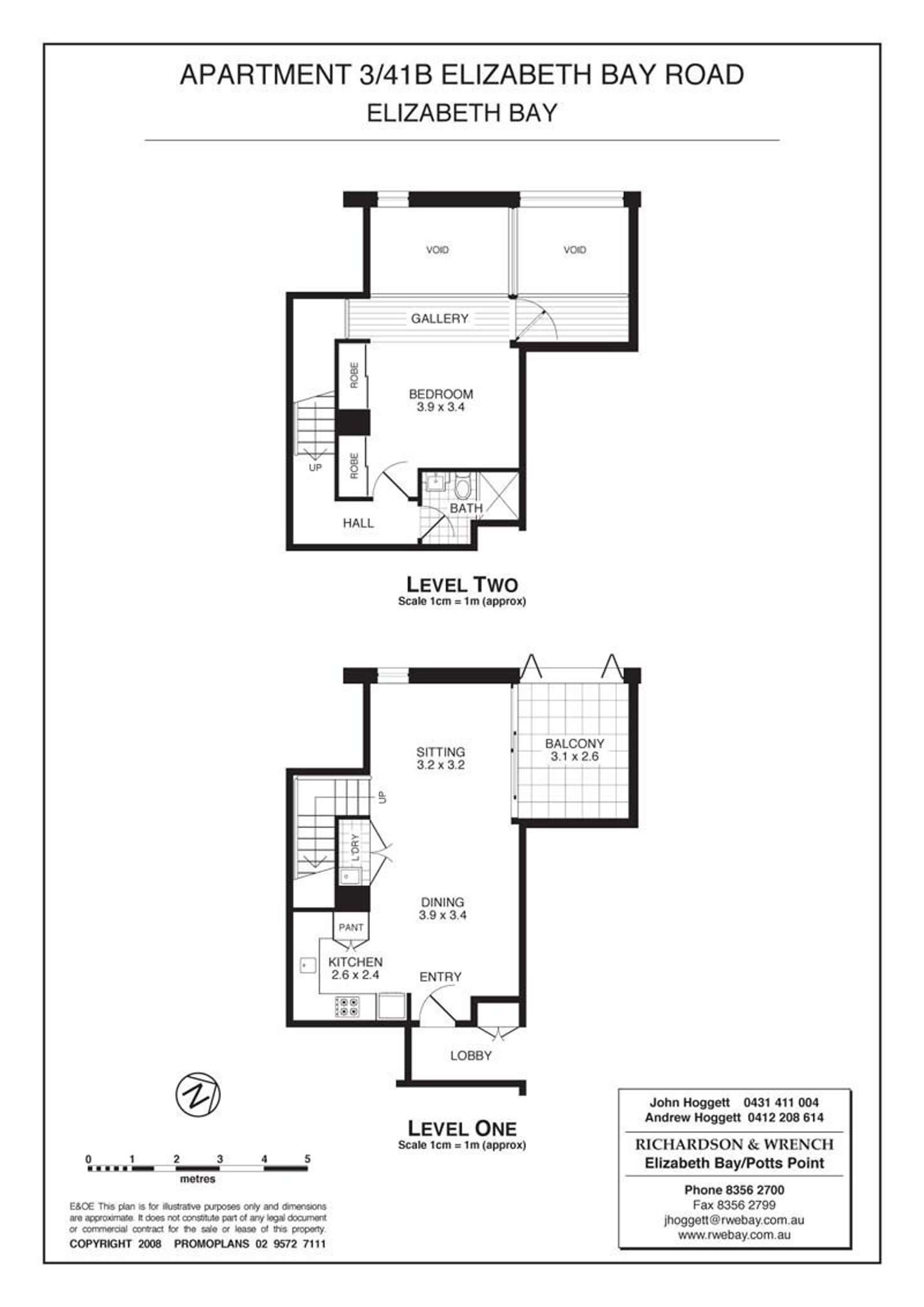 Floorplan of Homely apartment listing, 3/41B Elizabeth Bay Road, Elizabeth Bay NSW 2011