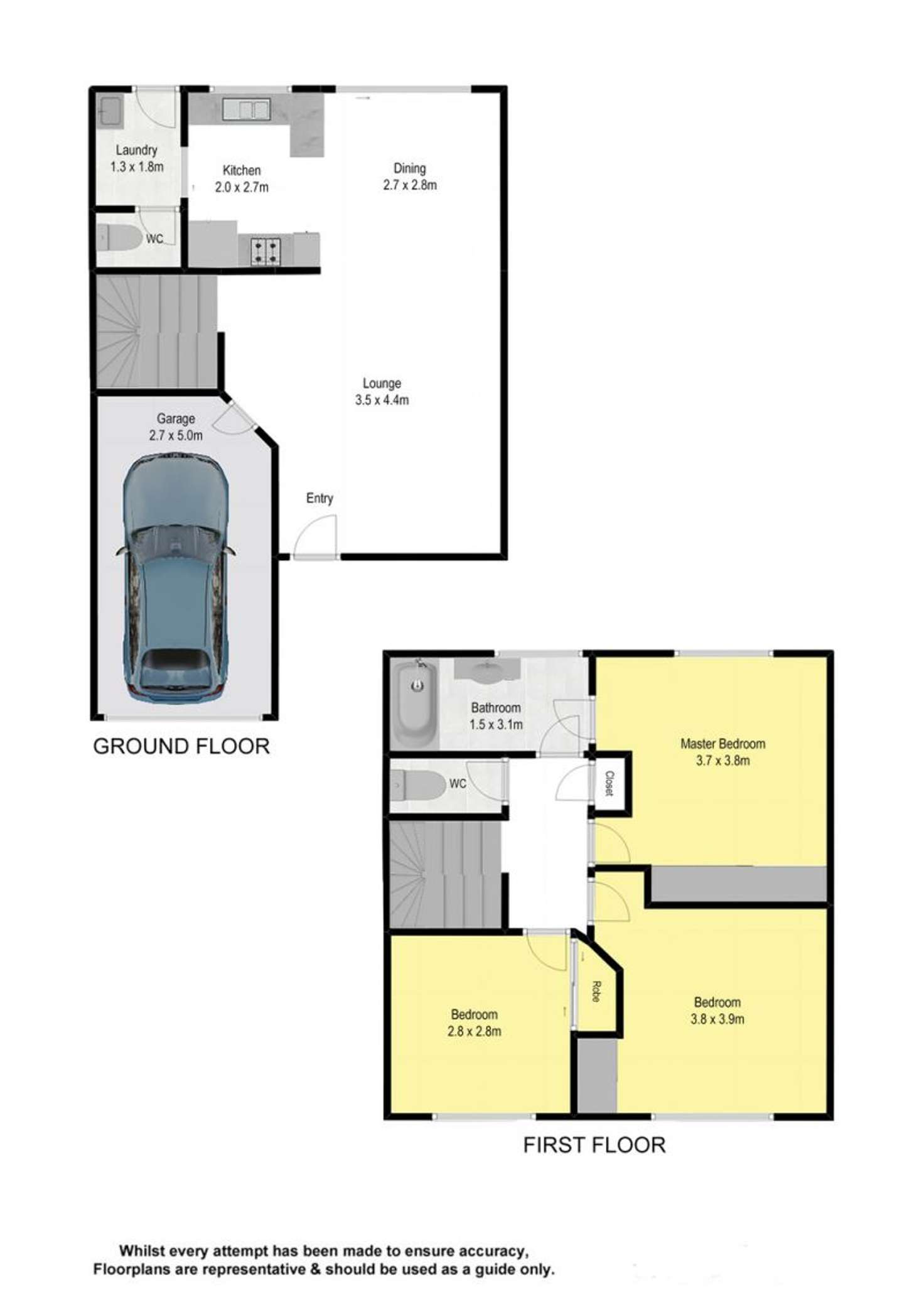 Floorplan of Homely townhouse listing, 626/2 Nicol Way, Brendale QLD 4500