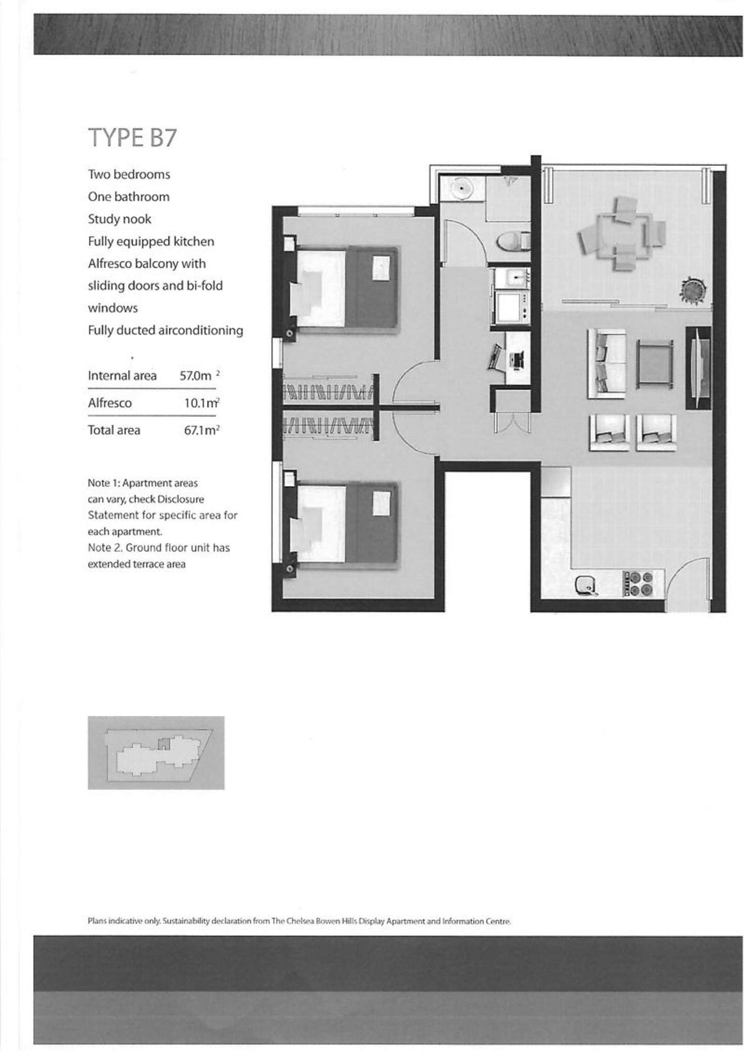 Floorplan of Homely apartment listing, 1004/16 Hamilton Place, Bowen Hills QLD 4006