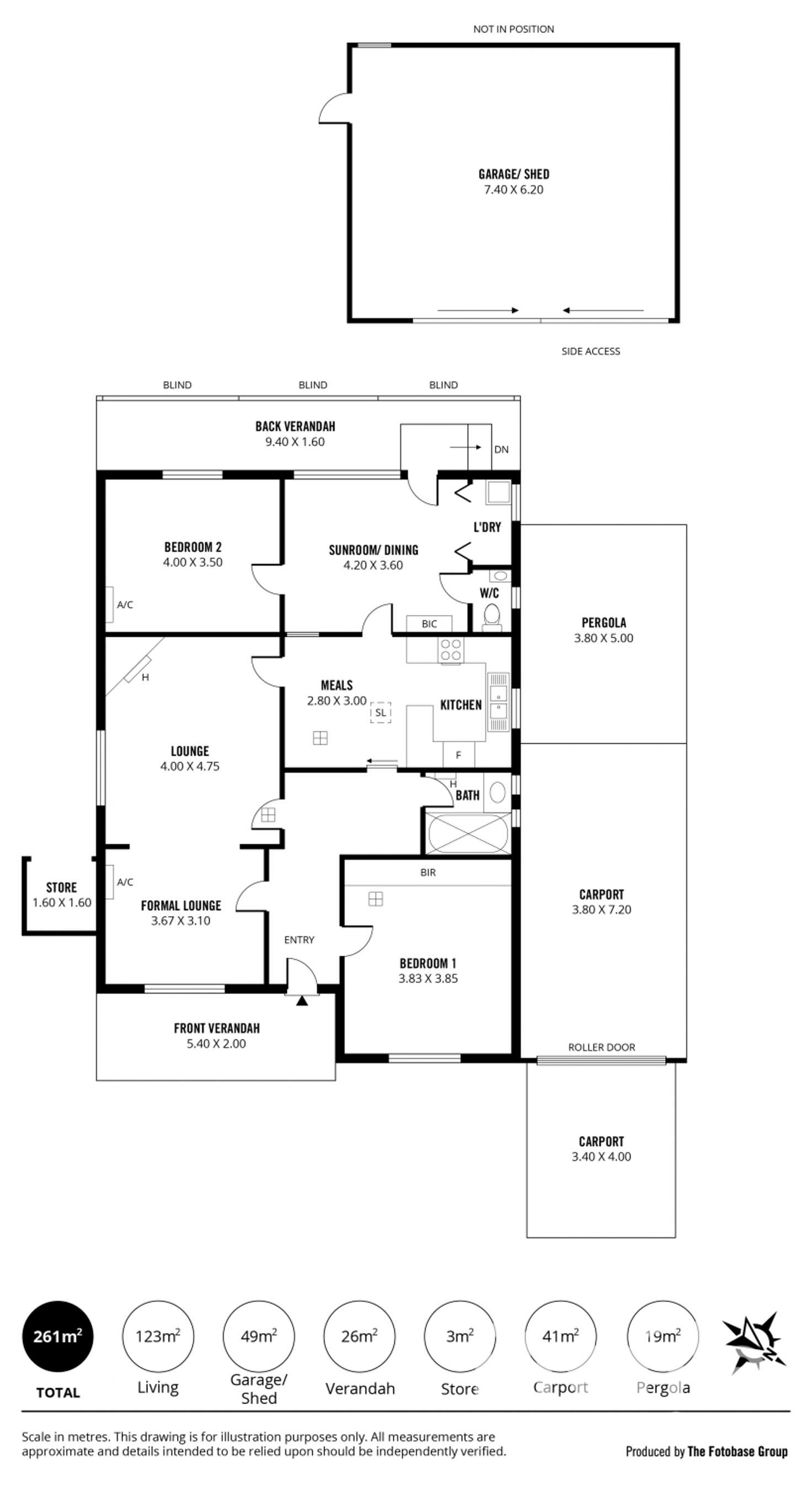 Floorplan of Homely house listing, 10 Coombe Road, Allenby Gardens SA 5009
