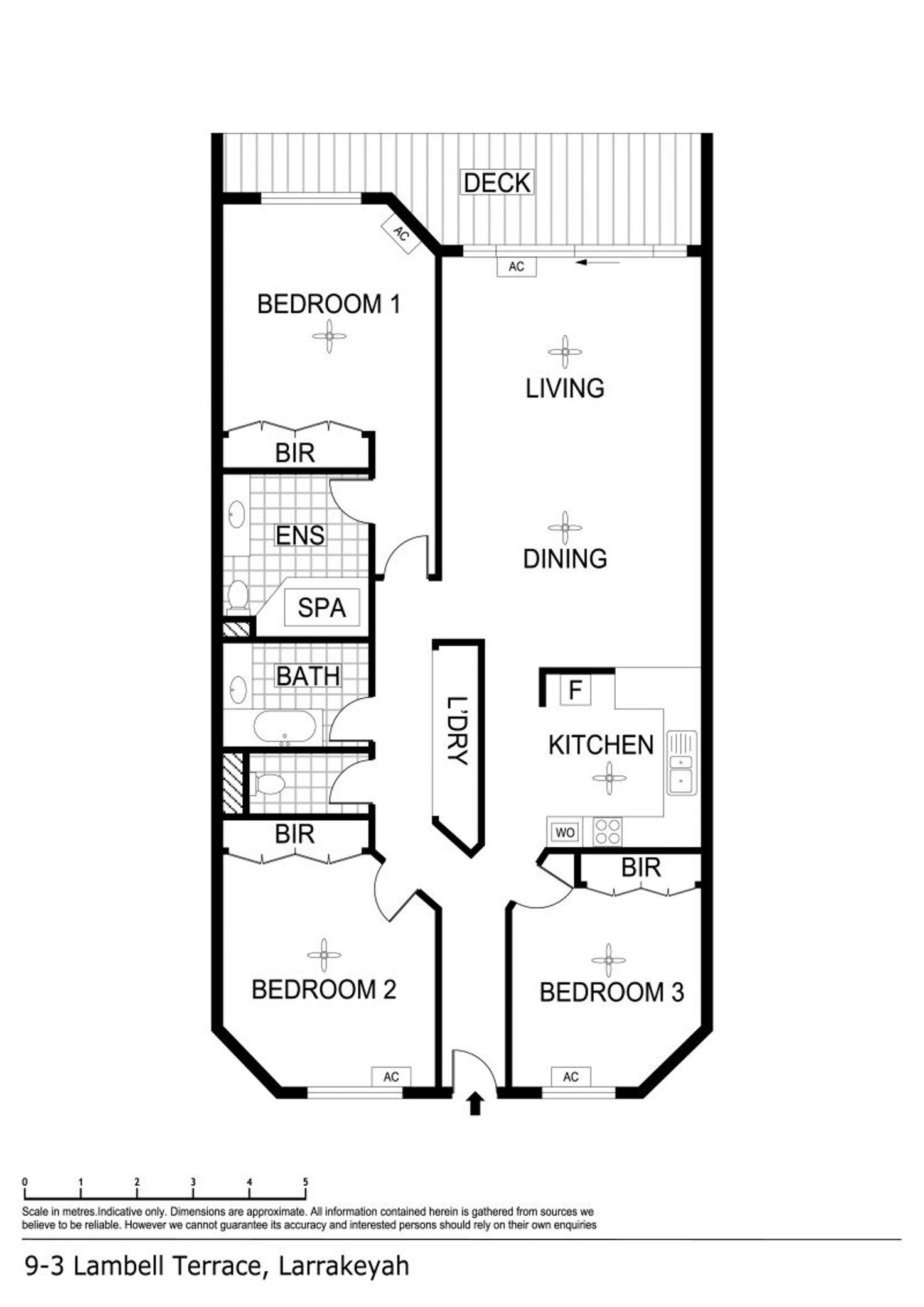 Floorplan of Homely apartment listing, 9/3 Lambell Terrace, Larrakeyah NT 820