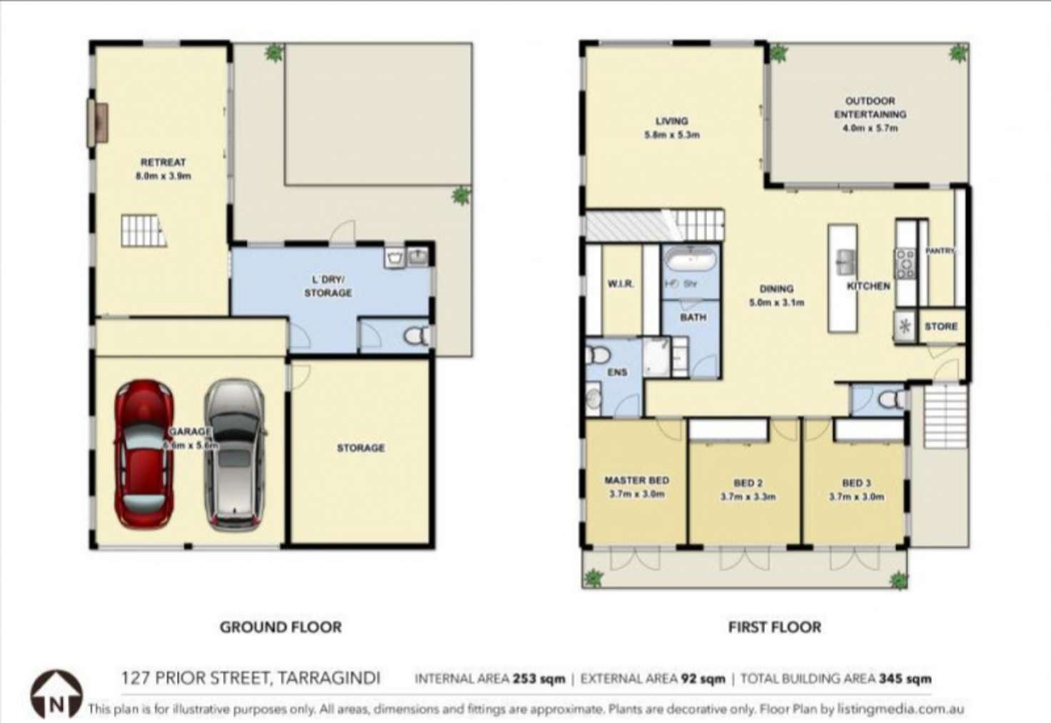 Floorplan of Homely house listing, 127 Prior Street, Tarragindi QLD 4121