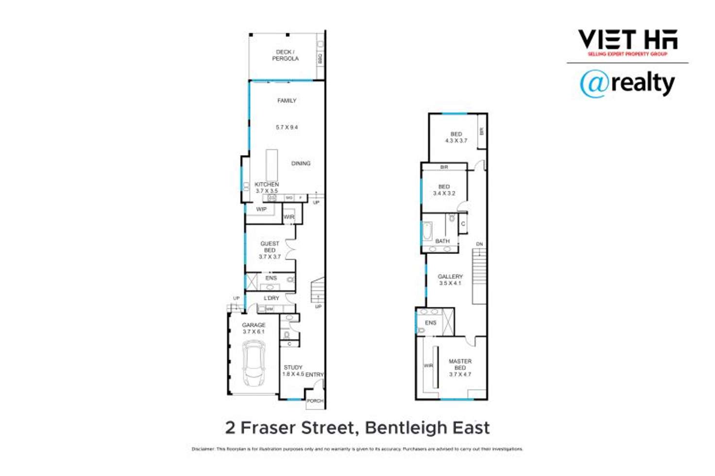 Floorplan of Homely house listing, 2C Fraser Street, Bentleigh East VIC 3165