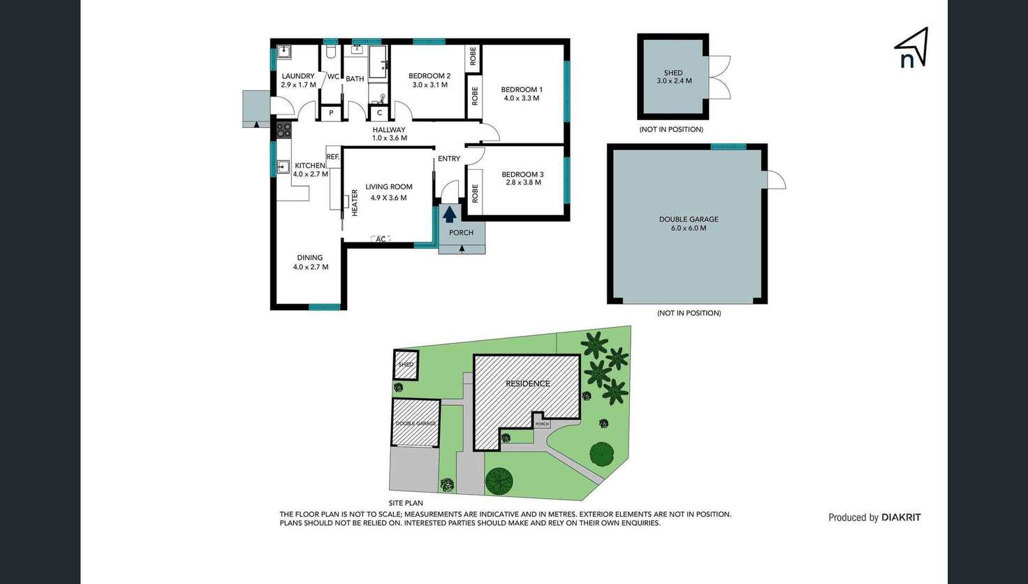 Floorplan of Homely house listing, 1 Lombard Way, Seaford VIC 3198