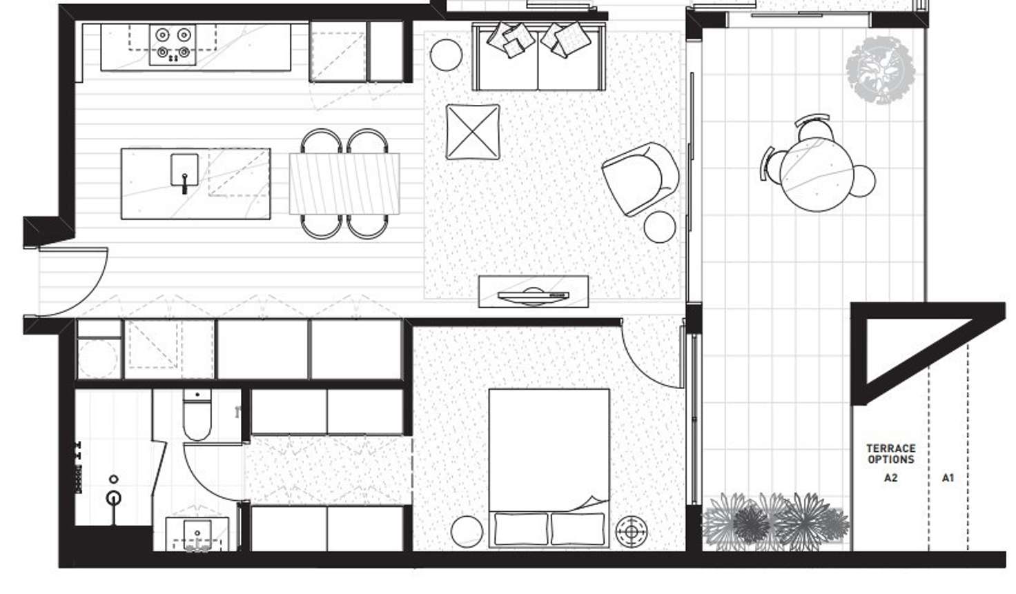 Floorplan of Homely apartment listing, 101/8 bank street, West End QLD 4101