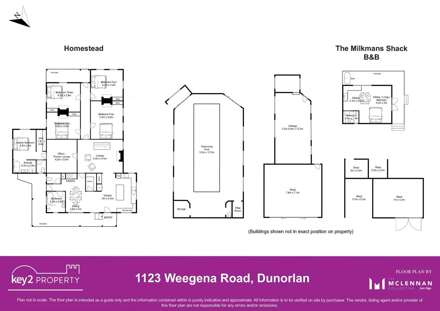 Floorplan of Homely ruralOther listing, 1123 Weegena Road, Dunorlan TAS 7304