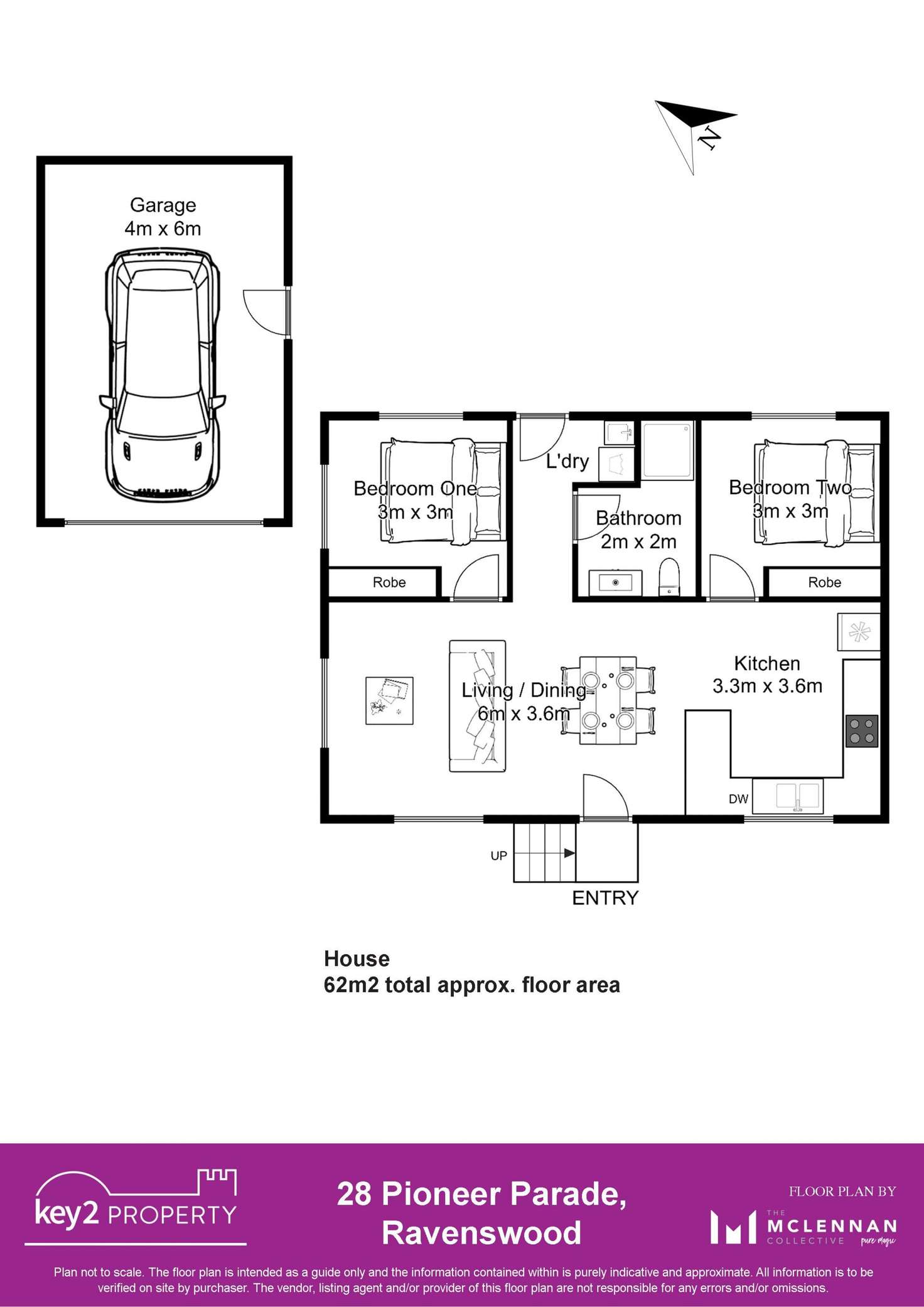 Floorplan of Homely house listing, 28 Pioneer Parade, Ravenswood TAS 7250