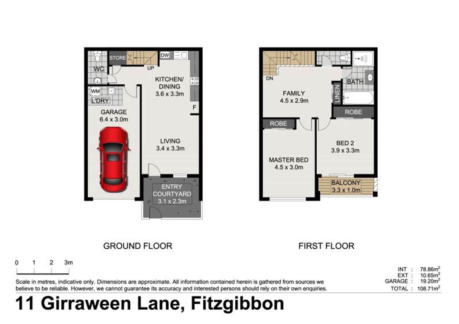 Floorplan of Homely house listing, 11 Girraween Lane, Fitzgibbon QLD 4018