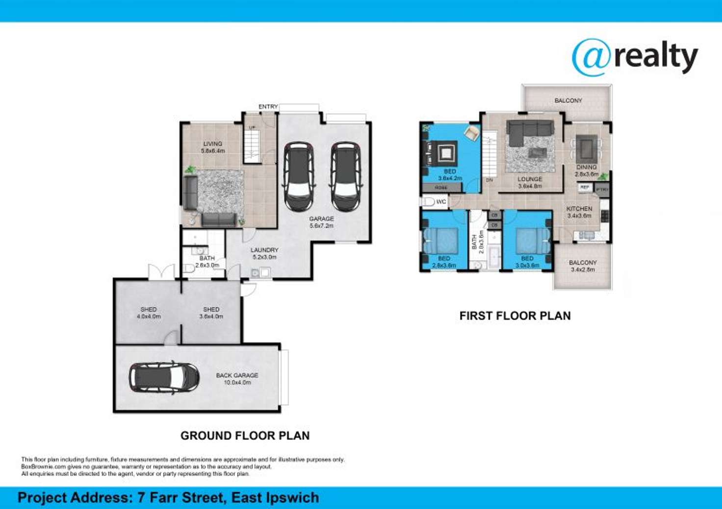 Floorplan of Homely house listing, 7 Farr Street, East Ipswich QLD 4305