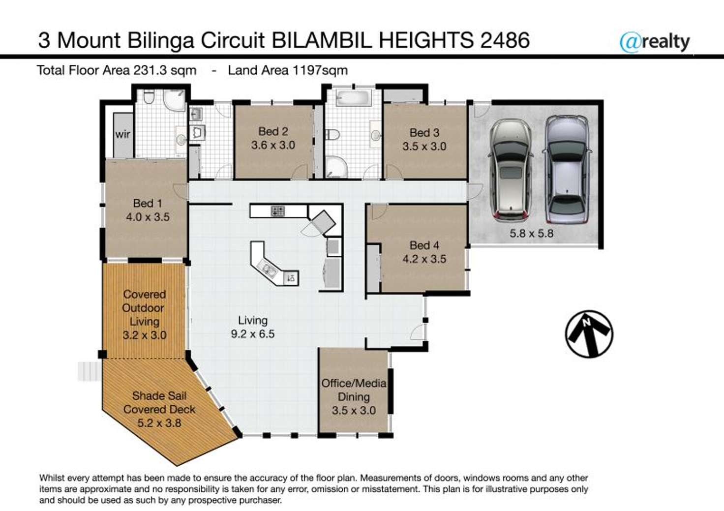 Floorplan of Homely house listing, 3 Mount Bilinga Circuit, Bilambil Heights NSW 2486