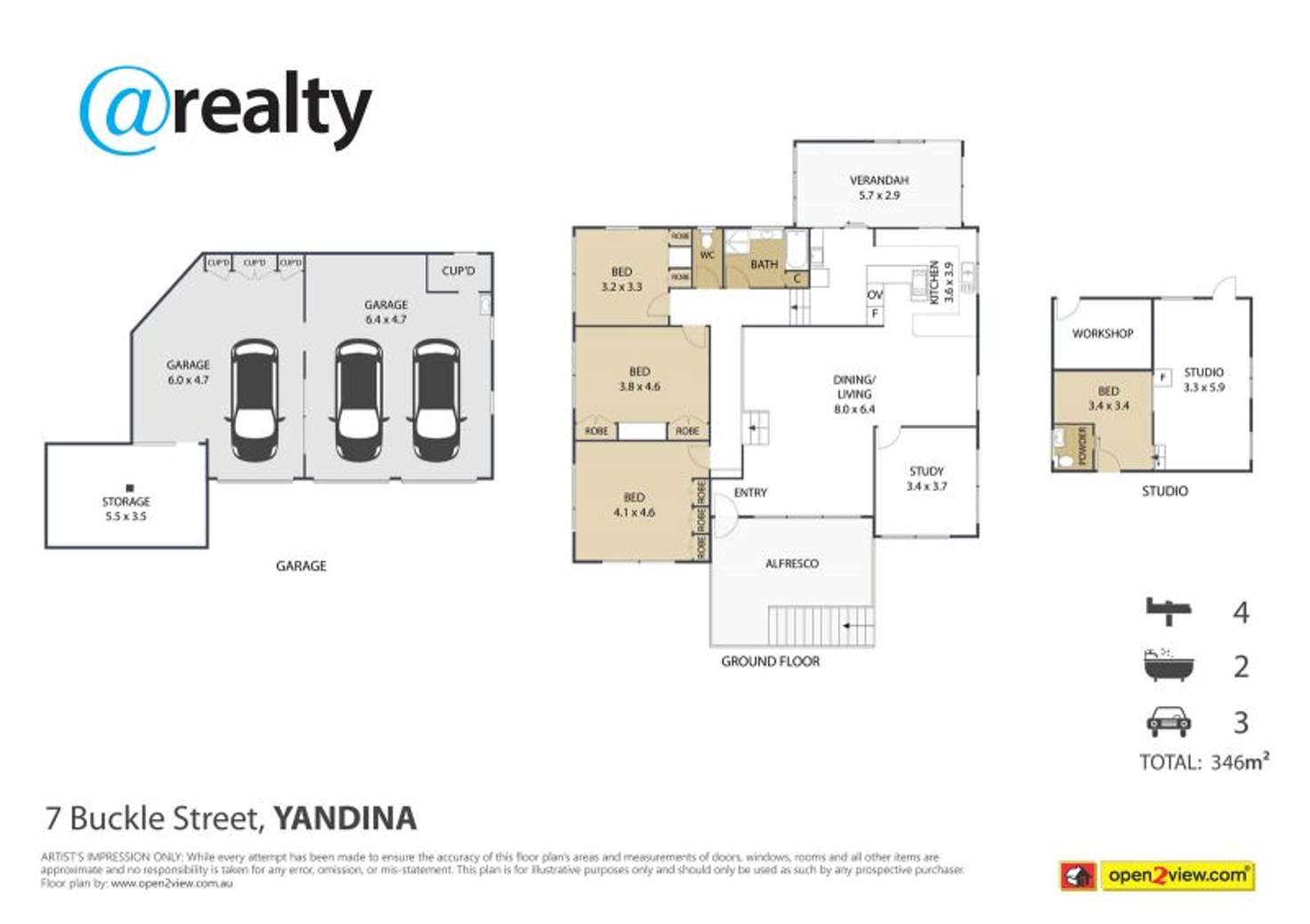 Floorplan of Homely house listing, 7 Buckle Street, Yandina QLD 4561