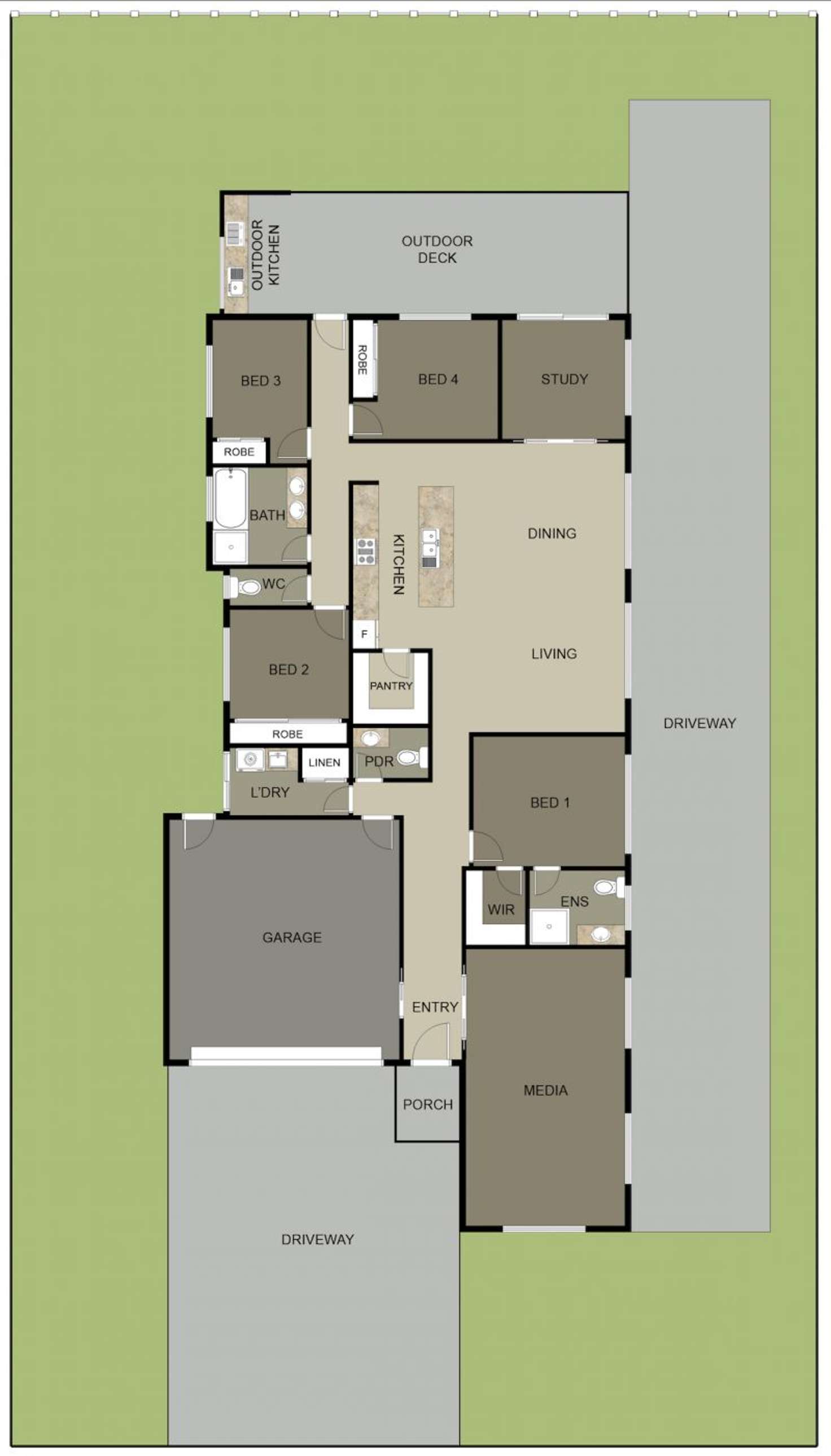Floorplan of Homely house listing, 17B Pinelands Street, Loganlea QLD 4131