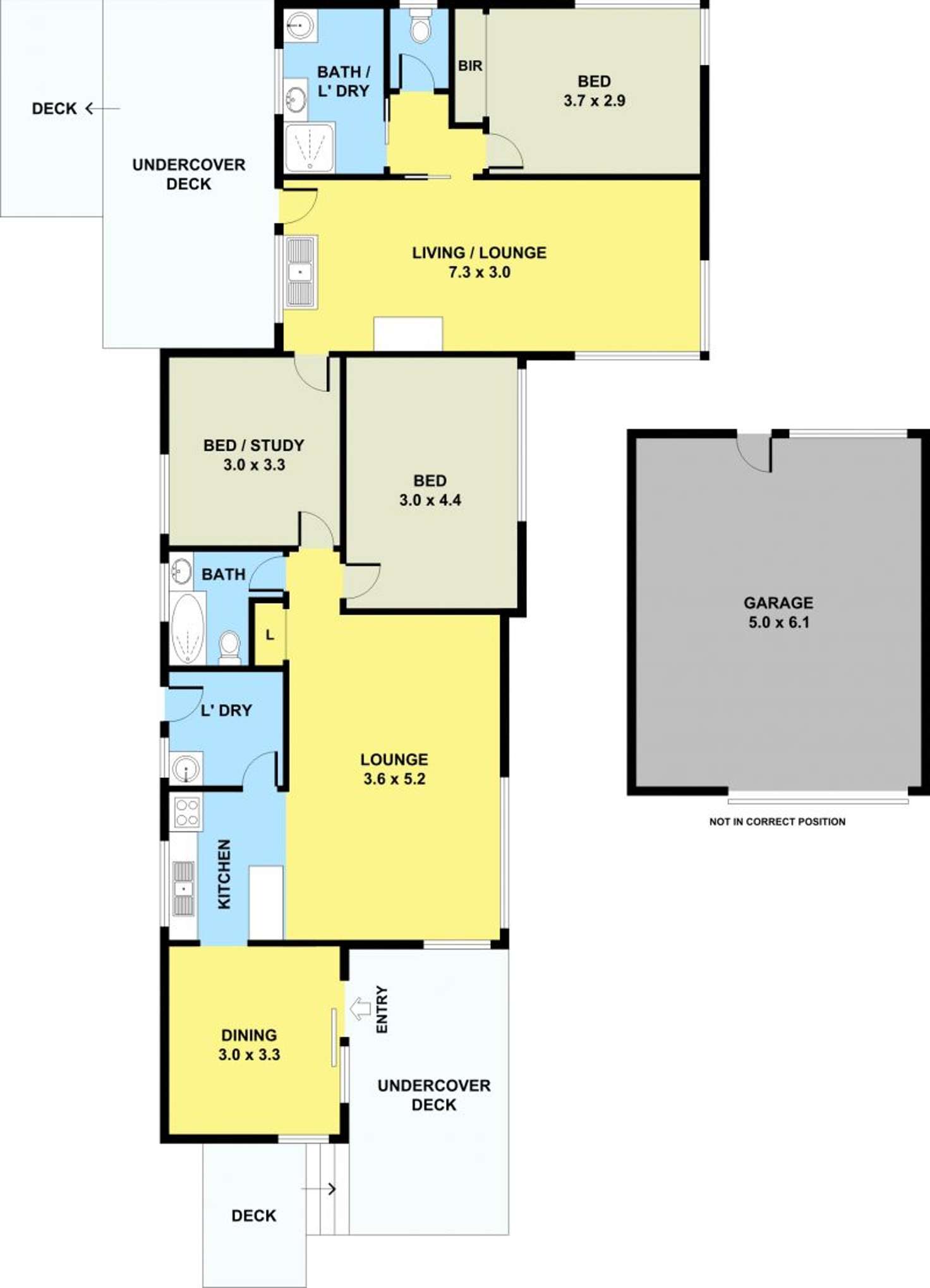 Floorplan of Homely house listing, 16 Robertson Crescent, Boronia VIC 3155