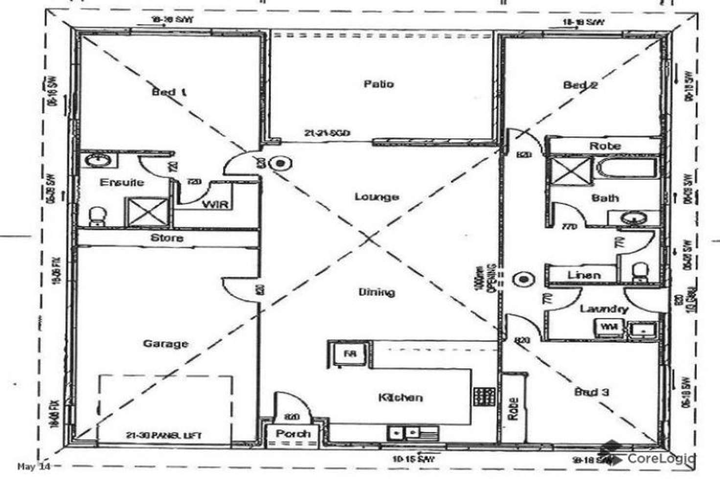 Floorplan of Homely house listing, 23 Dudley Street, Chinchilla QLD 4413