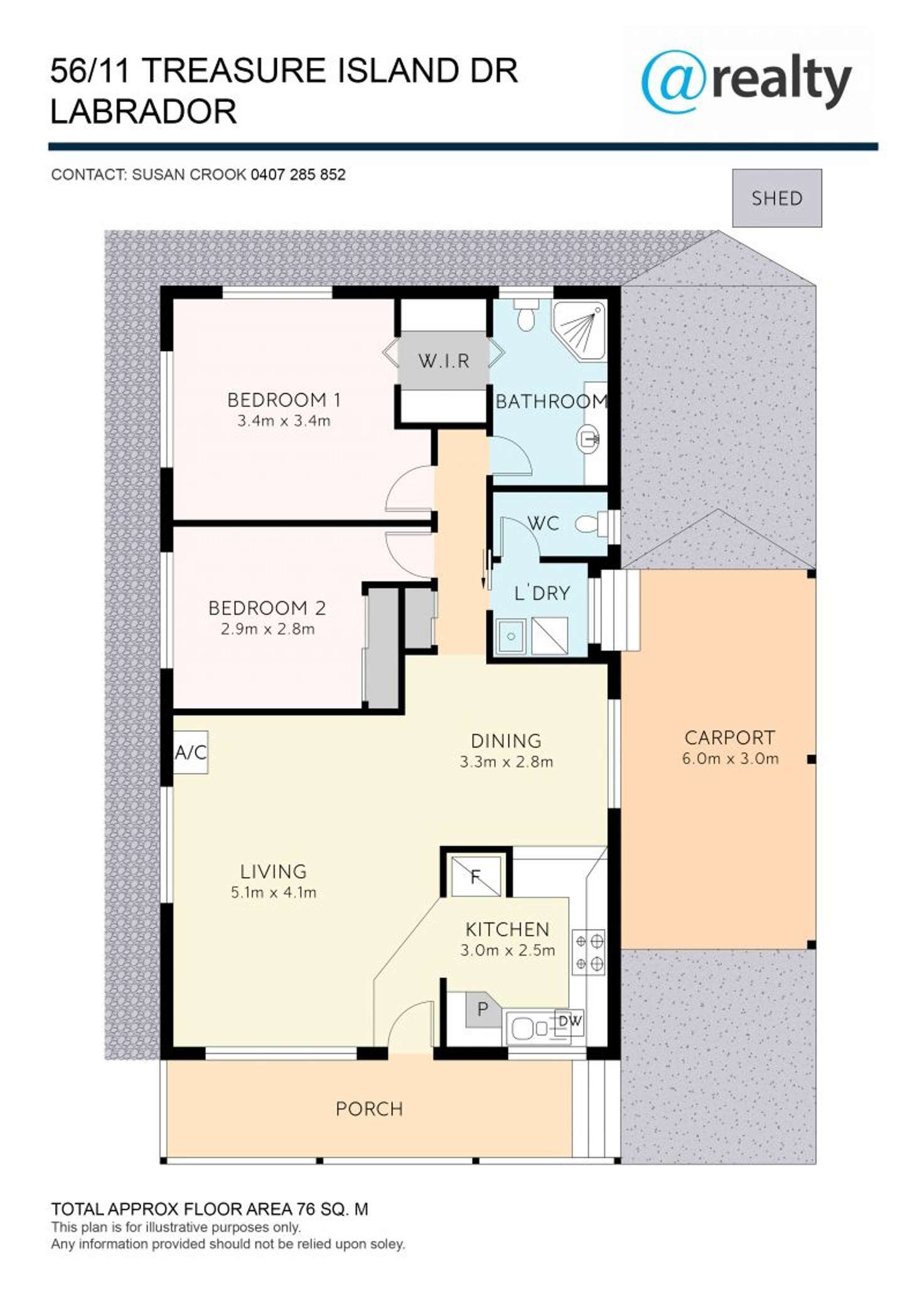 Floorplan of Homely house listing, 56/11 Treasure Island Drive, Biggera Waters QLD 4216