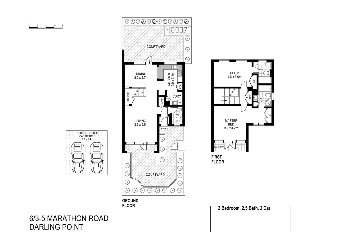 Floorplan of Homely apartment listing, 6/3-5 Marathon Rd, Darling Point NSW 2027