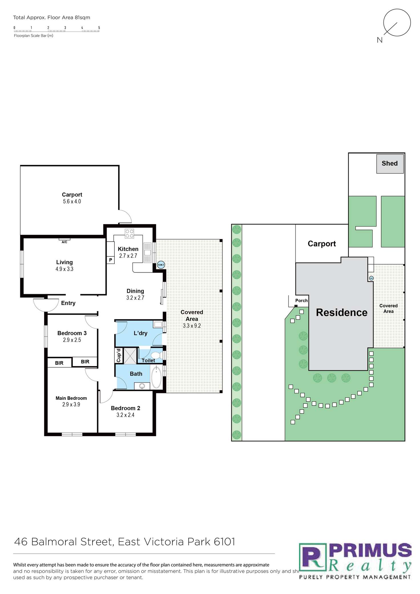 Floorplan of Homely house listing, 46 Balmoral Street, East Victoria Park WA 6101