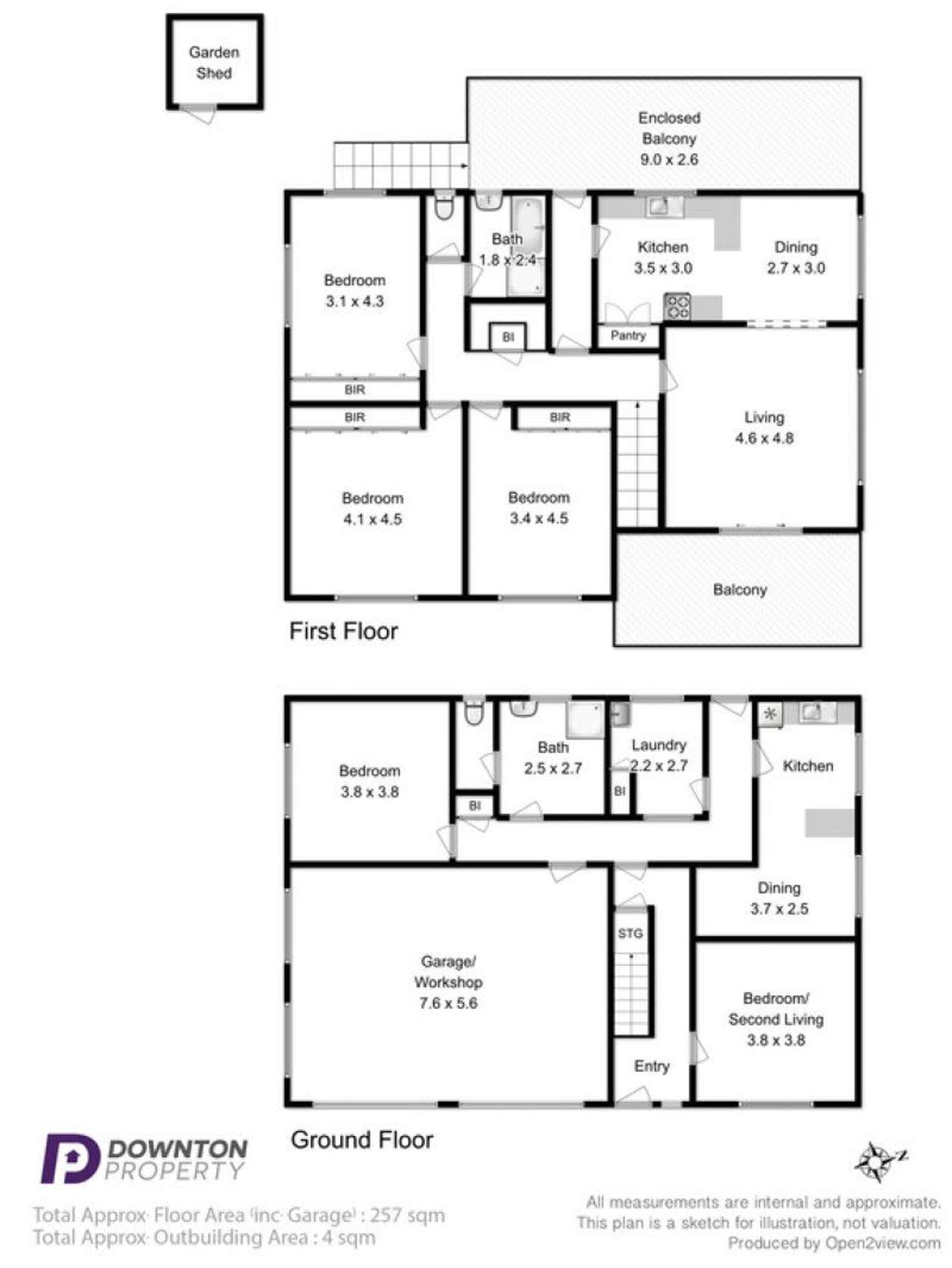 Floorplan of Homely house listing, 22 Kallay Court, Berriedale TAS 7011