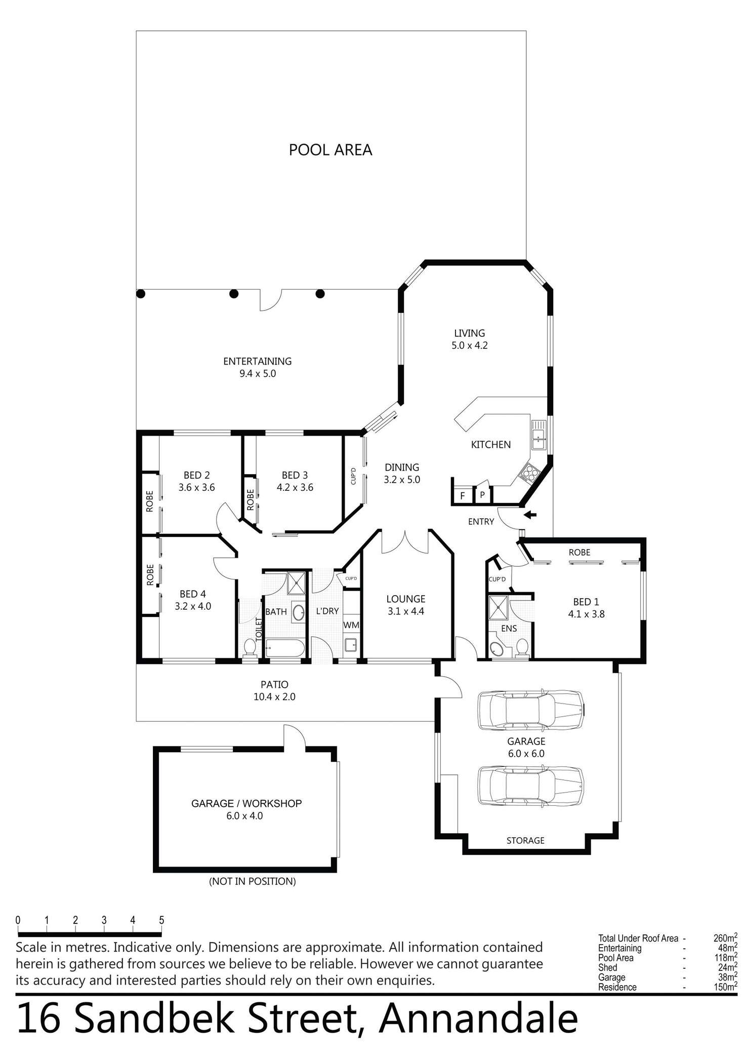 Floorplan of Homely house listing, 16 Sandbek Street, Annandale QLD 4814