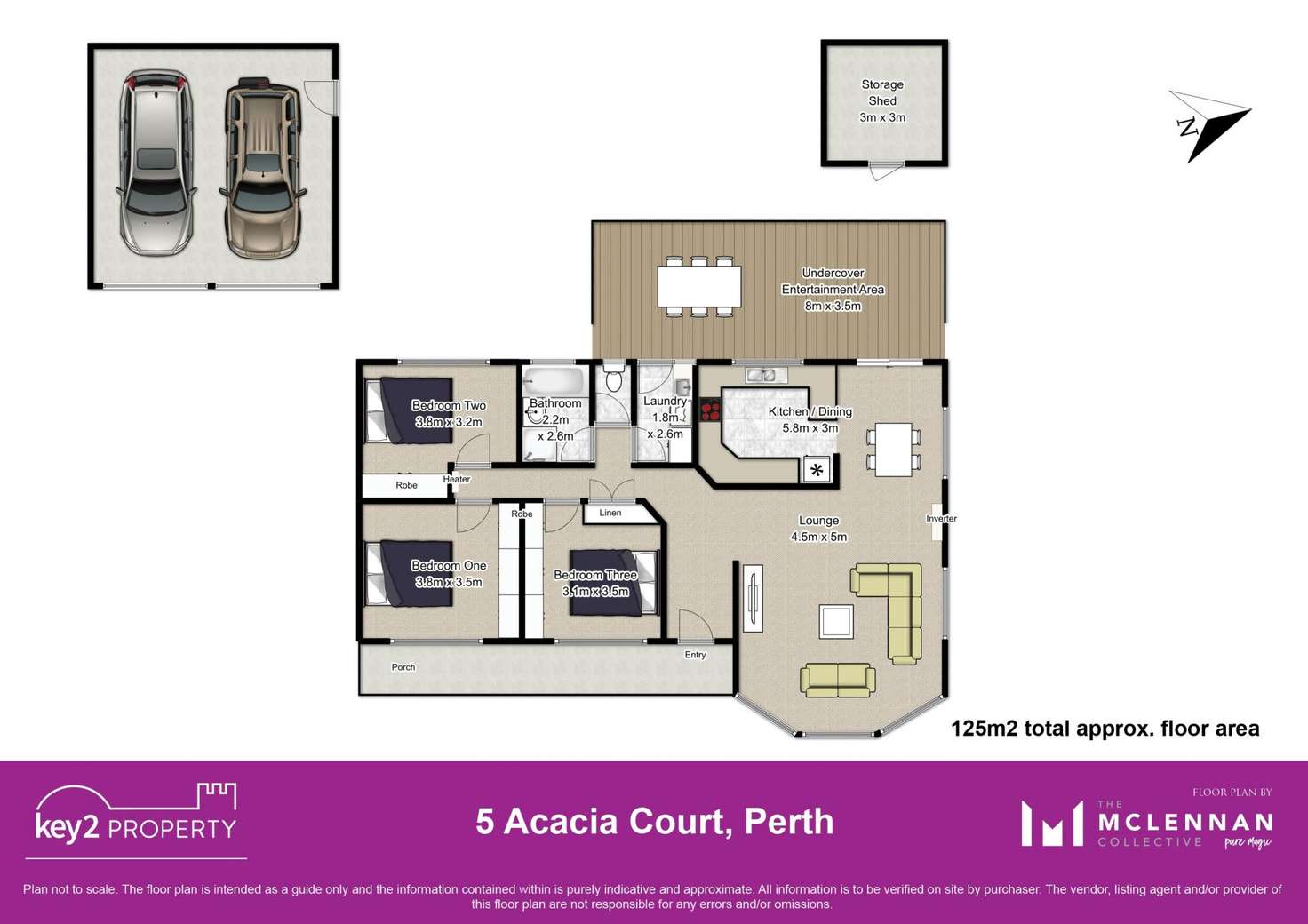 Floorplan of Homely house listing, 5 Acacia Court, Perth TAS 7300