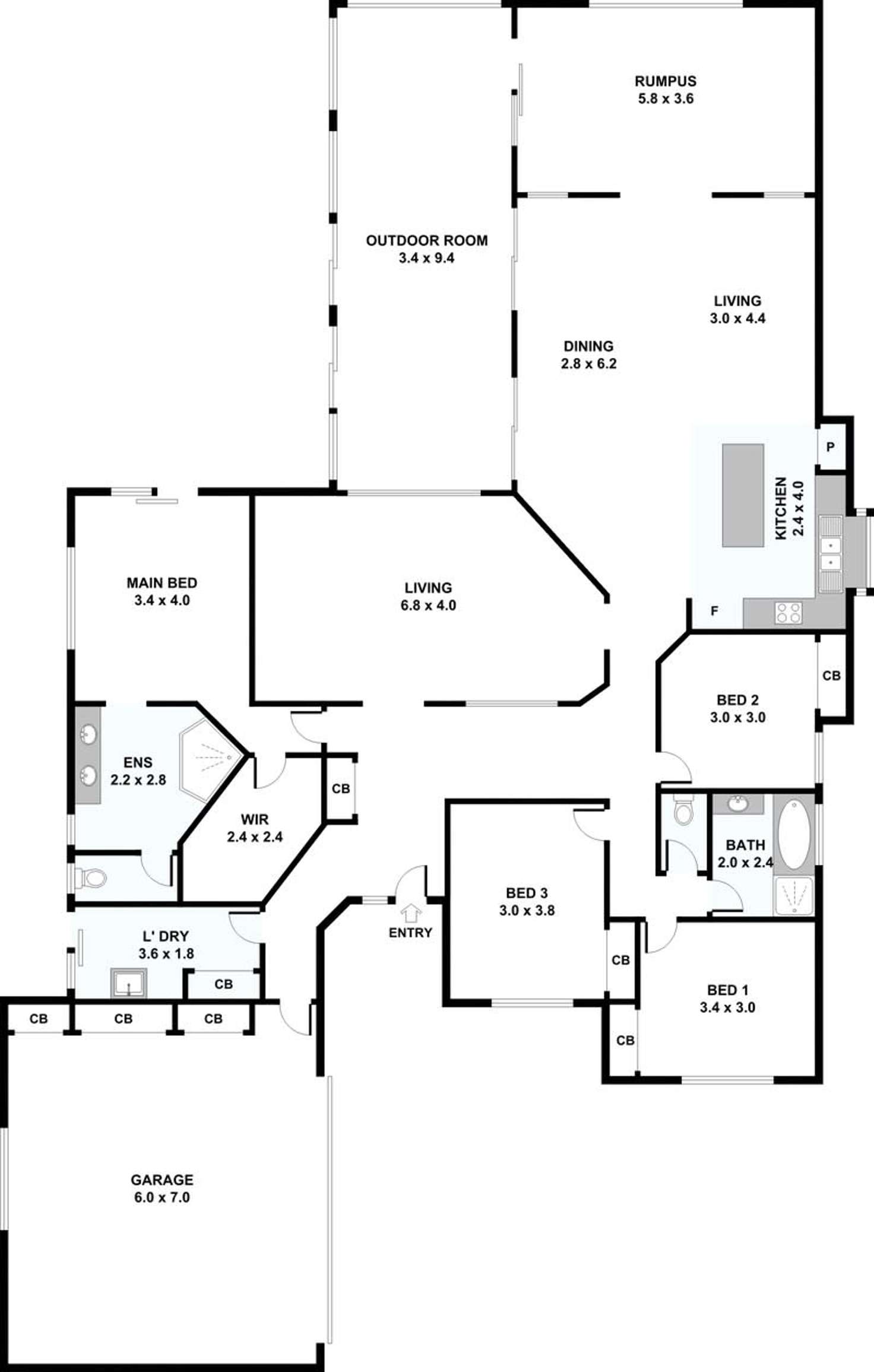 Floorplan of Homely house listing, 12 Chateau Street, Springfield Lakes QLD 4300